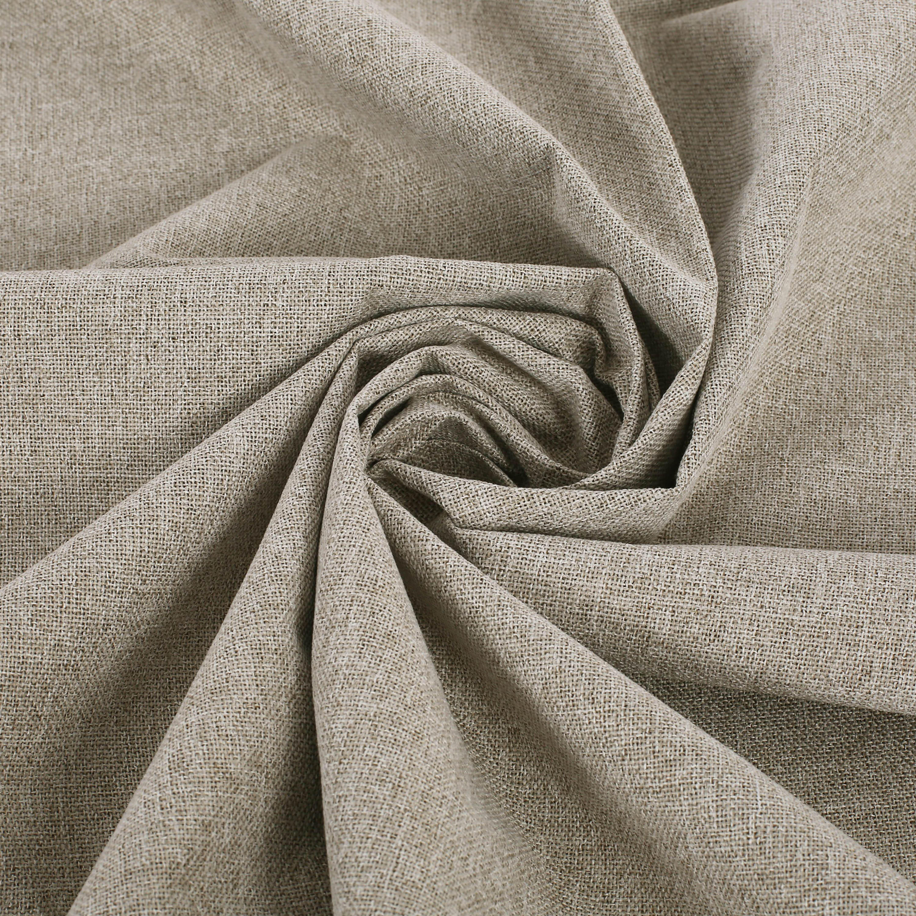 Single Panel Linen Blend Eyelet Curtains-household-windows-curtains-image-3