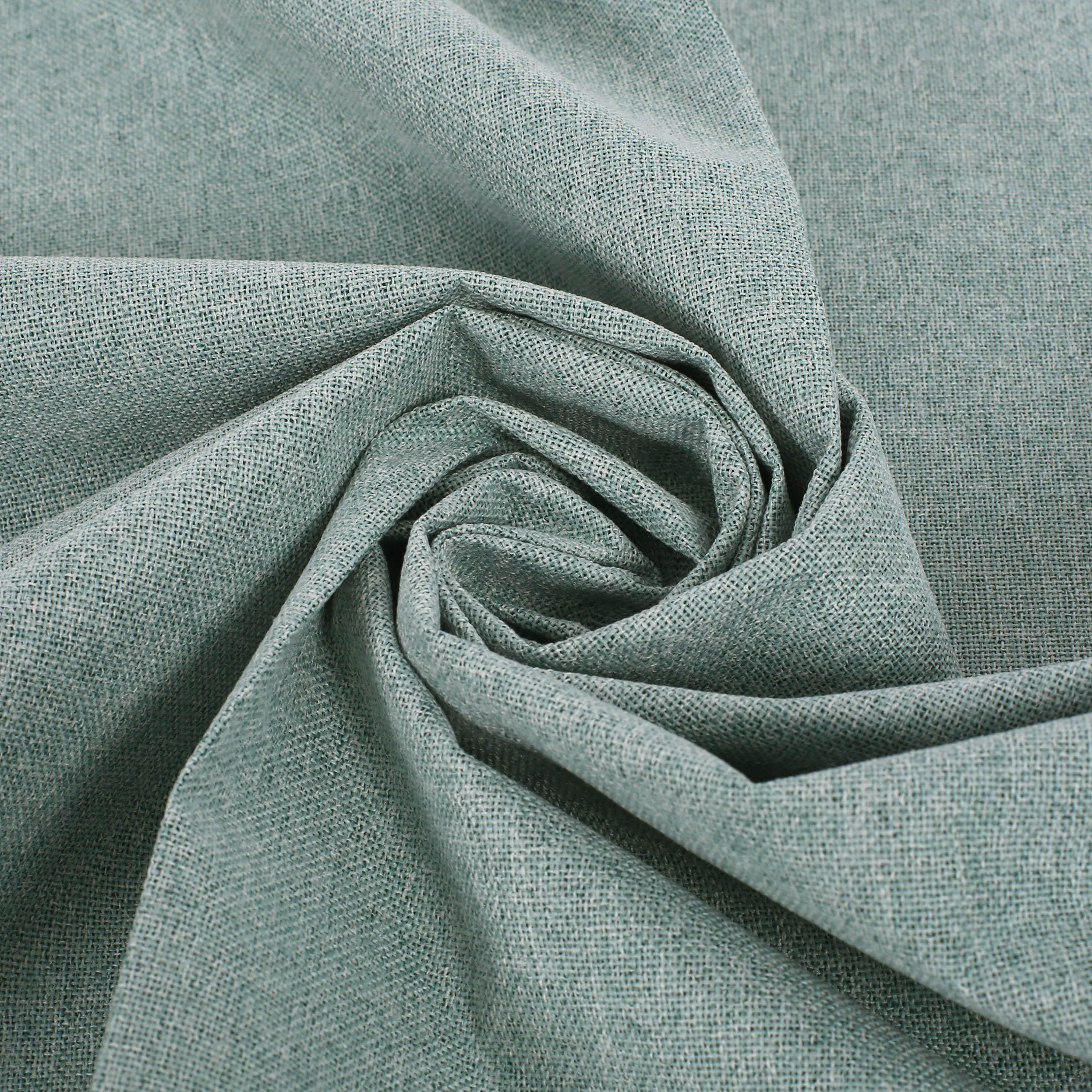 Single Panel Linen Blend Eyelet Curtains-household-windows-curtains-image-2