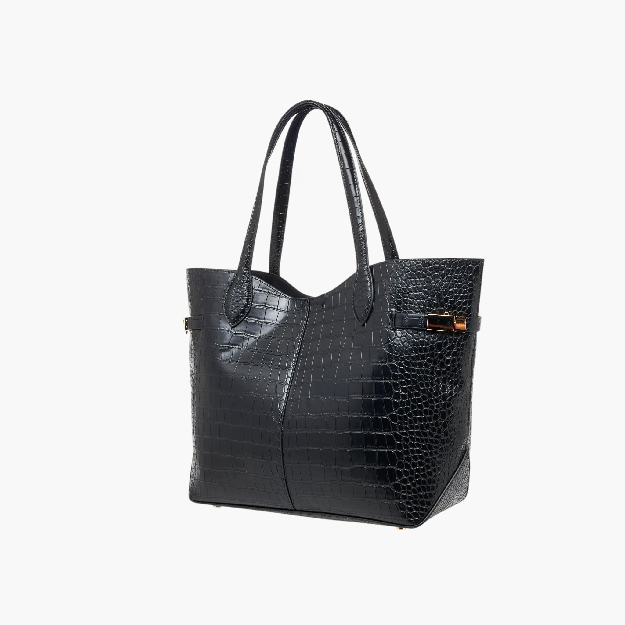 شنطة تسوق بملمس جلد حيوانات مع محفظة تيا من ساشا-women-bagsandwallets-handbags-image-3