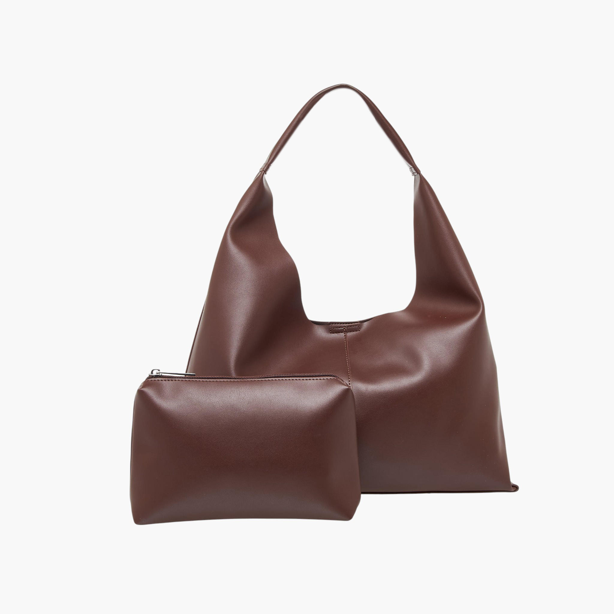 شنطة هوبو بلون سادة مع محفظة تيا من ساشا-women-bagsandwallets-handbags-image-1