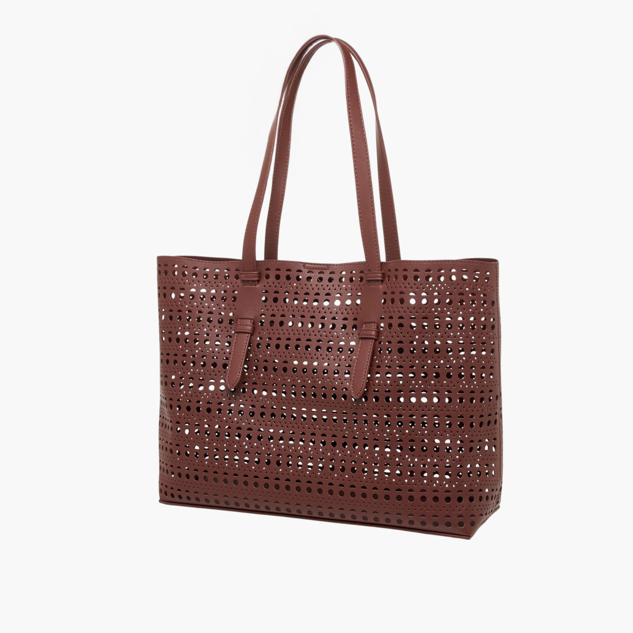 Sasha Tia Cutout Detail Shopper Bag with Pouch-women-bagsandwallets-handbags-image-3