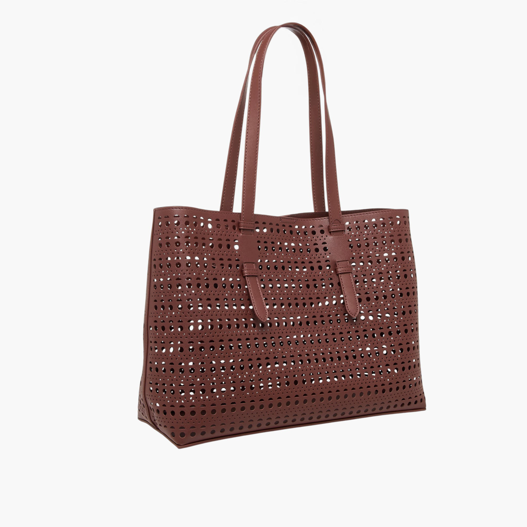 Sasha Tia Cutout Detail Shopper Bag with Pouch-women-bagsandwallets-handbags-image-4