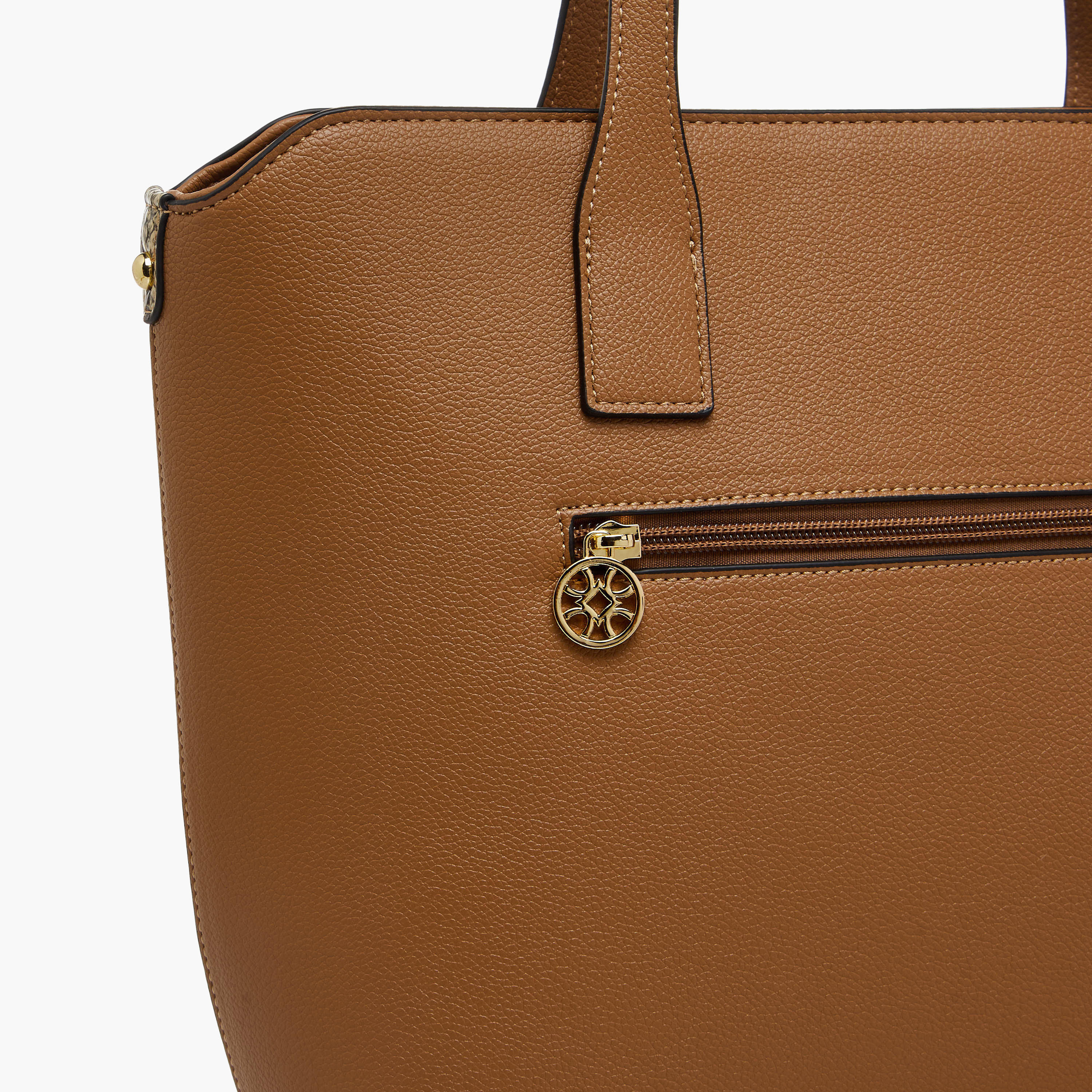 شنطة توتي بتفاصيل حزام حيوانات بارزة الملمس مع مقابض من ساشا-women-bagsandwallets-handbags-image-6