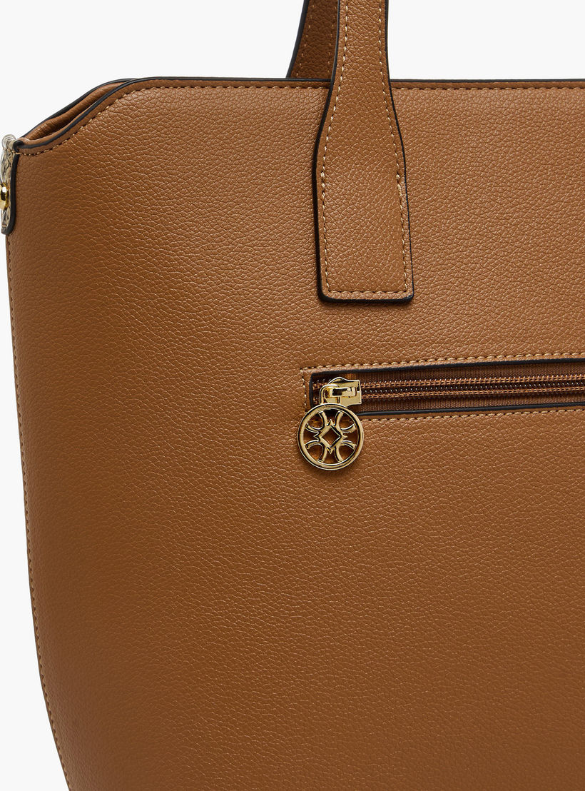 شنطة توتي بتفاصيل حزام حيوانات بارزة الملمس مع مقابض من ساشا-women-bagsandwallets-handbags-image-6