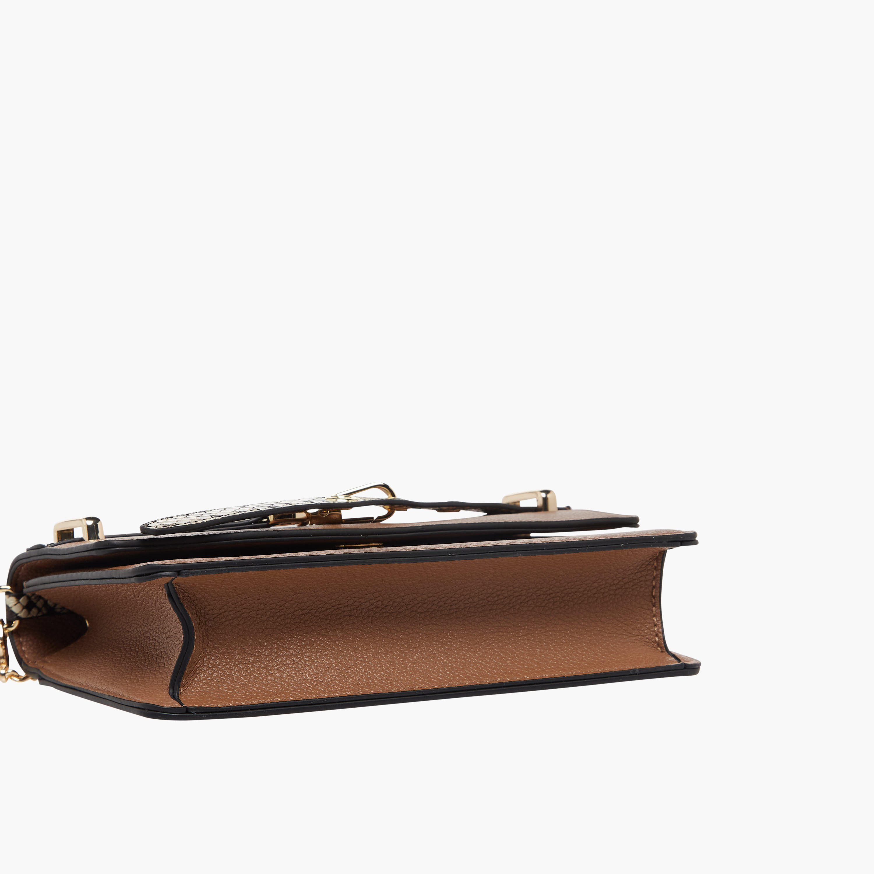 Sasha Animal Textured Belt Detail Crossbody Bag with Chain Strap-women-bagsandwallets-handbags-image-7