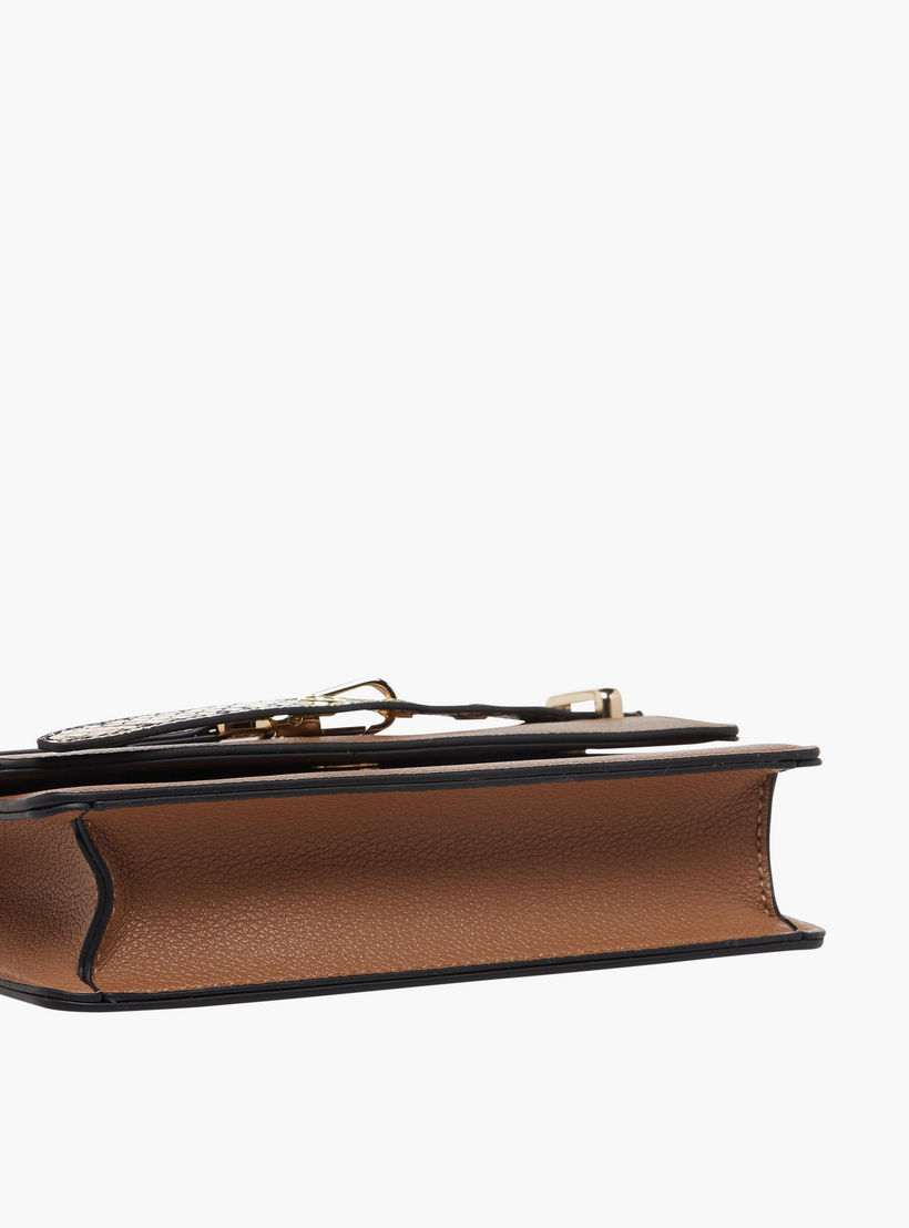 Sasha Animal Textured Belt Detail Crossbody Bag with Chain Strap-women-bagsandwallets-handbags-image-7