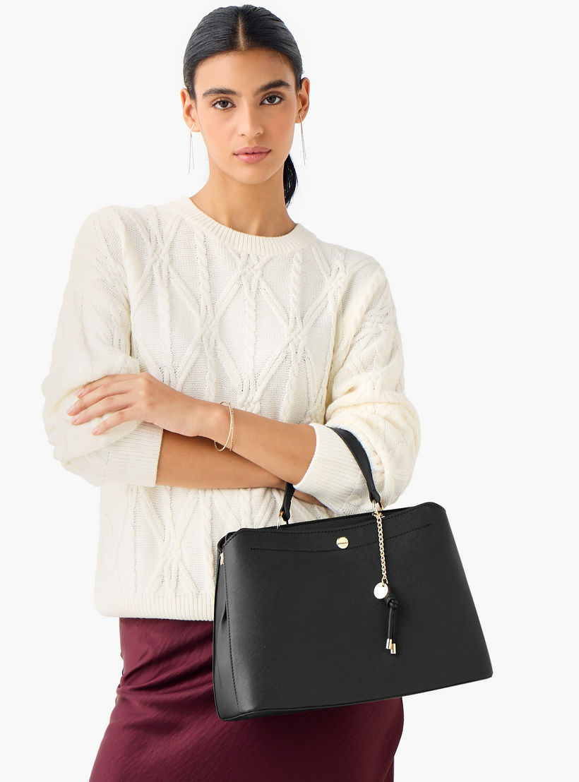 شنطة توتي بارزة الملمس بحزام قابل للفصل من ساشا-women-bagsandwallets-handbags-image-2