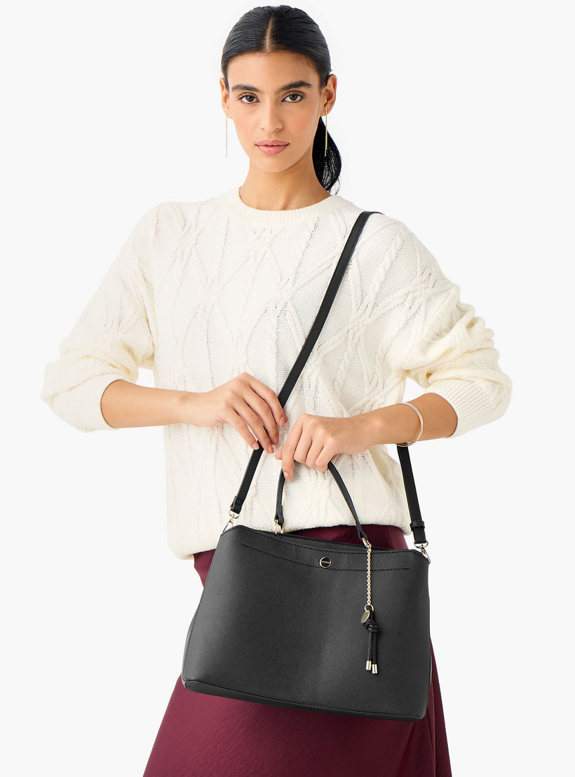 شنطة توتي بارزة الملمس بحزام قابل للفصل من ساشا-women-bagsandwallets-handbags-image-8