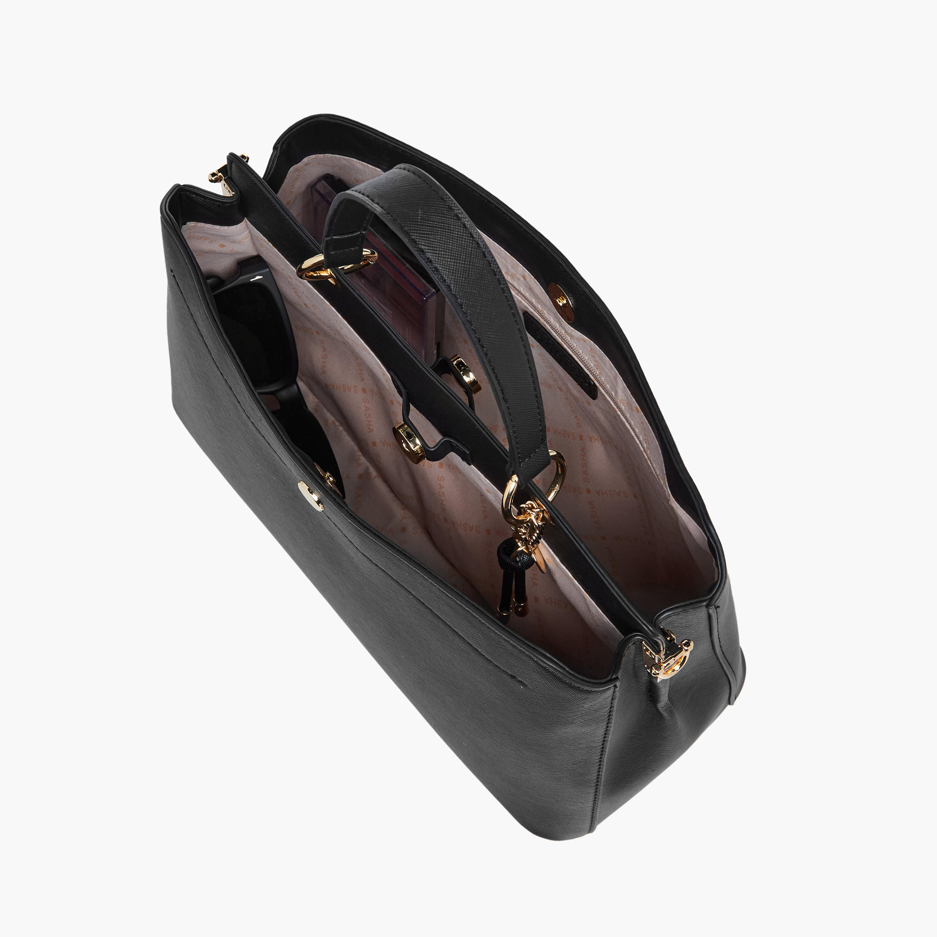 شنطة توتي بارزة الملمس بحزام قابل للفصل من ساشا-women-bagsandwallets-handbags-image-9