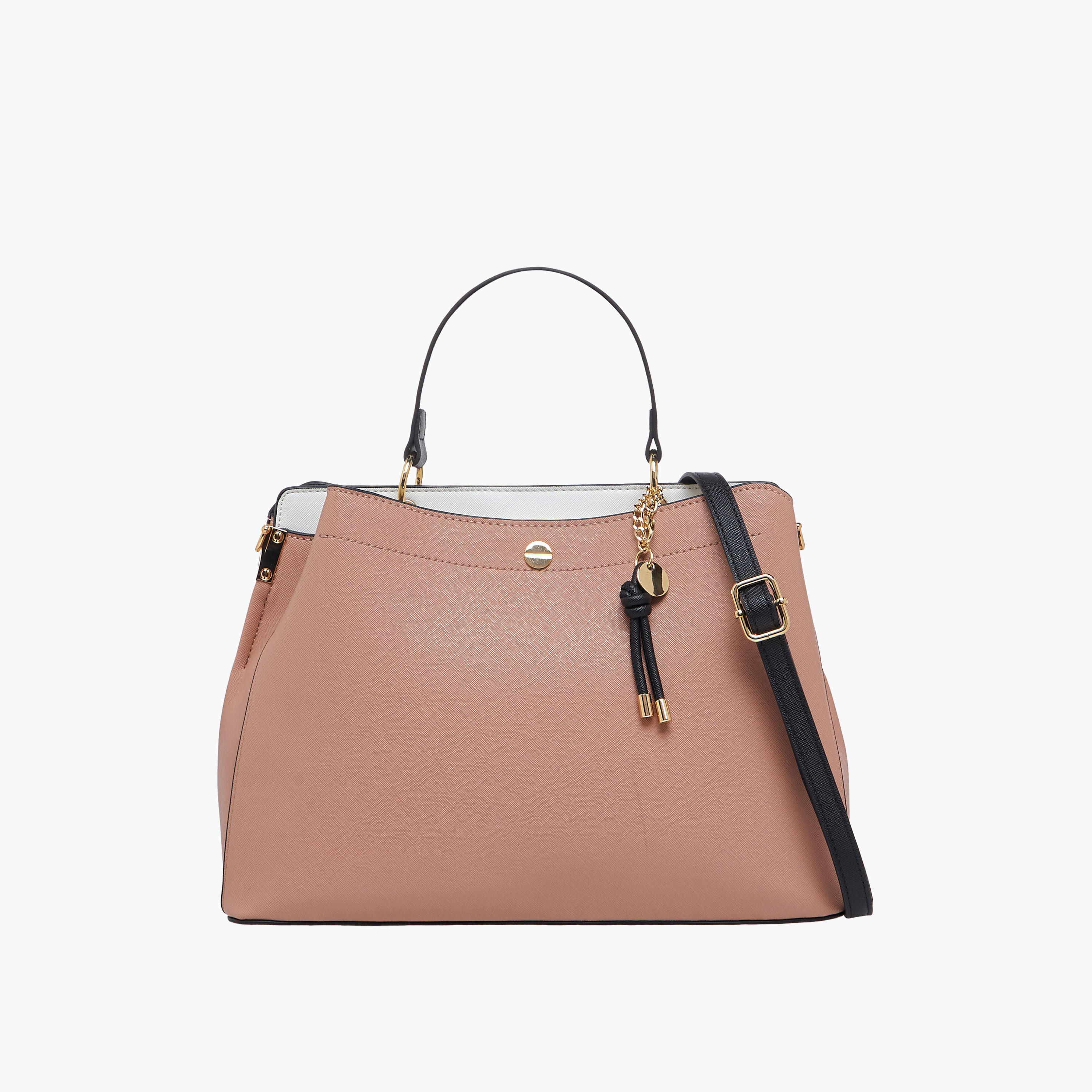 Sasha Textured Tote Bag with Detachable Strap-women-bagsandwallets-handbags-image-1