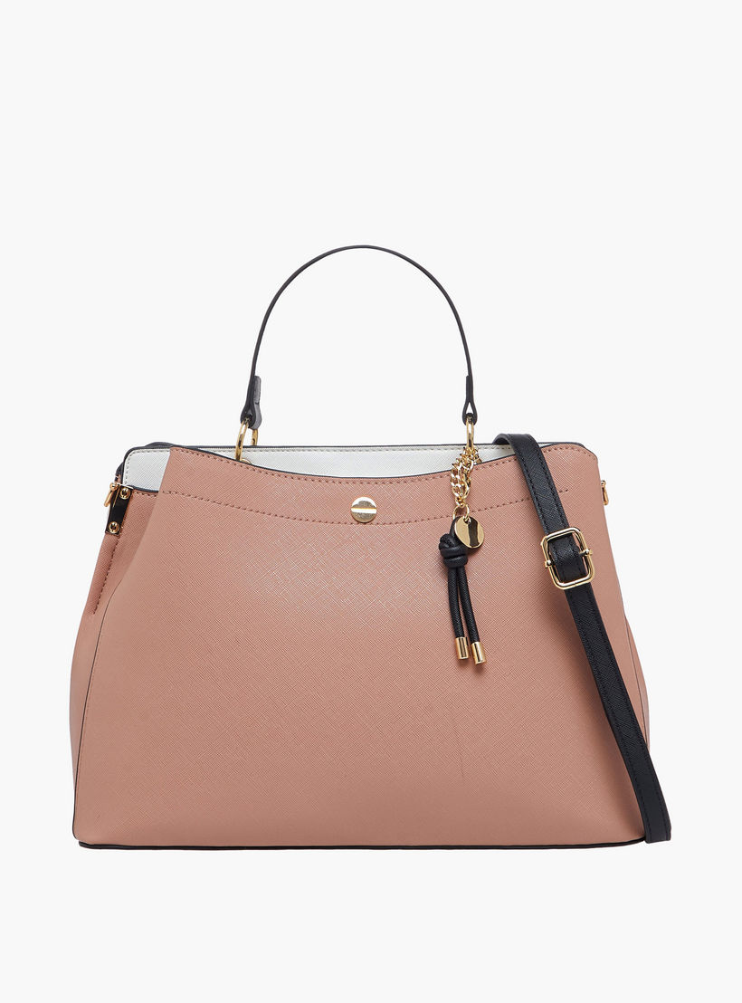 Sasha Textured Tote Bag with Detachable Strap-women-bagsandwallets-handbags-image-1
