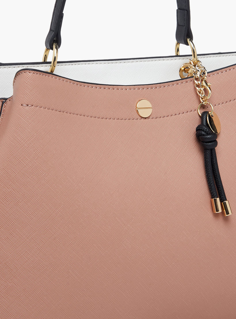 Sasha Textured Tote Bag with Detachable Strap-women-bagsandwallets-handbags-image-5