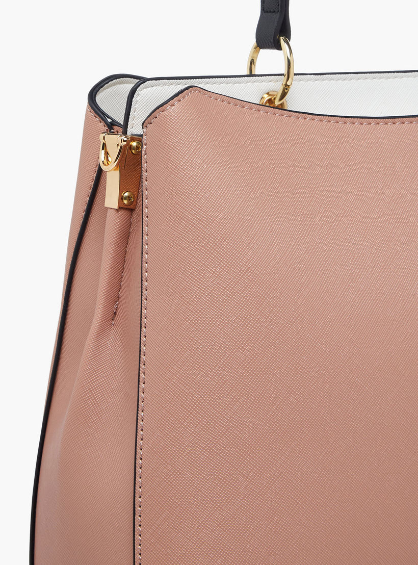 Sasha Textured Tote Bag with Detachable Strap-women-bagsandwallets-handbags-image-6