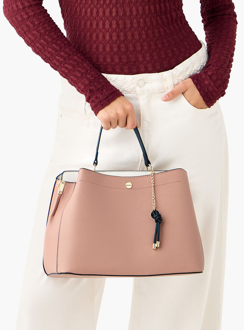 Sasha Textured Tote Bag with Detachable Strap-women-bagsandwallets-handbags-image-8
