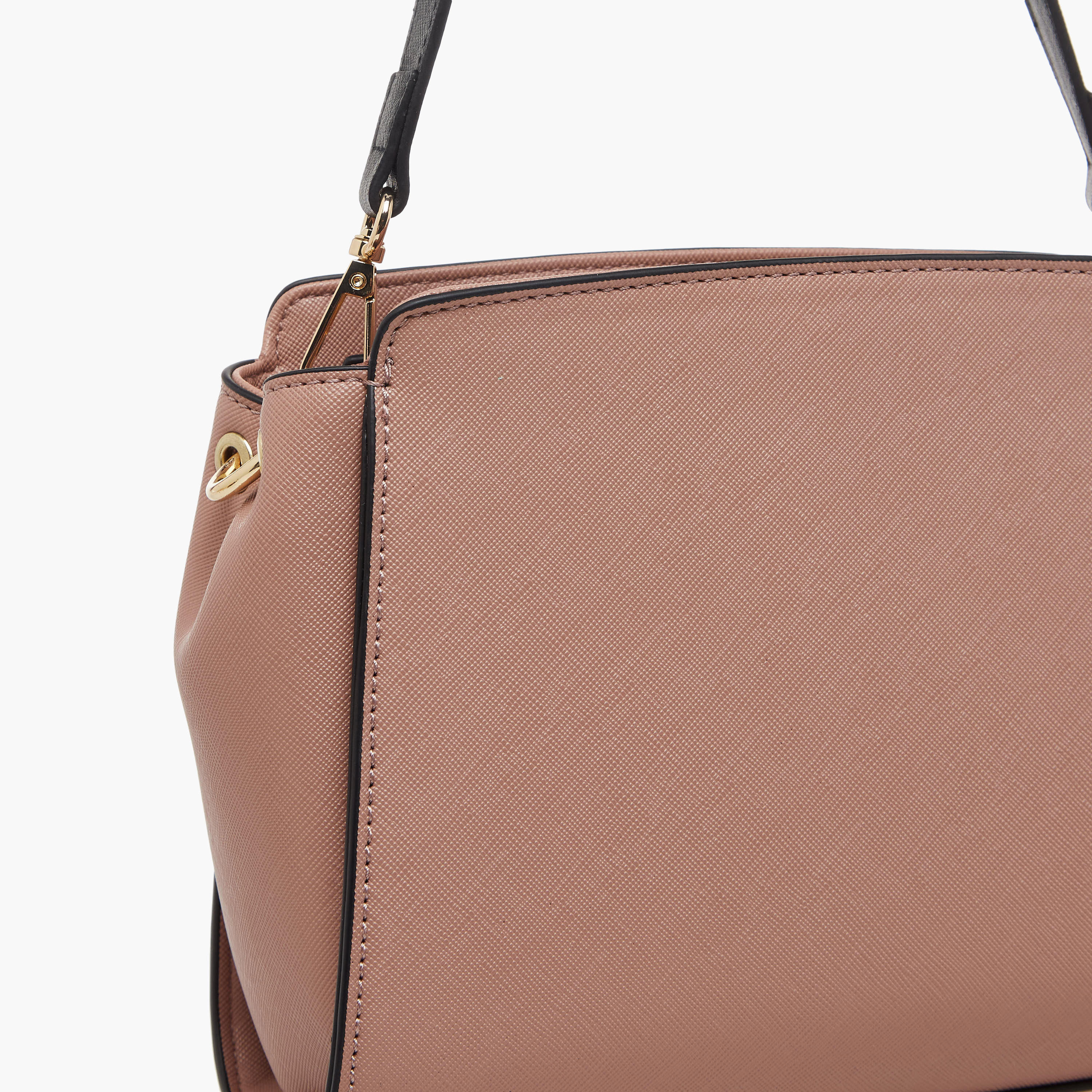 Sasha Kodes Textured Crossbody Bag with Detachable Strap-women-bagsandwallets-handbags-image-6