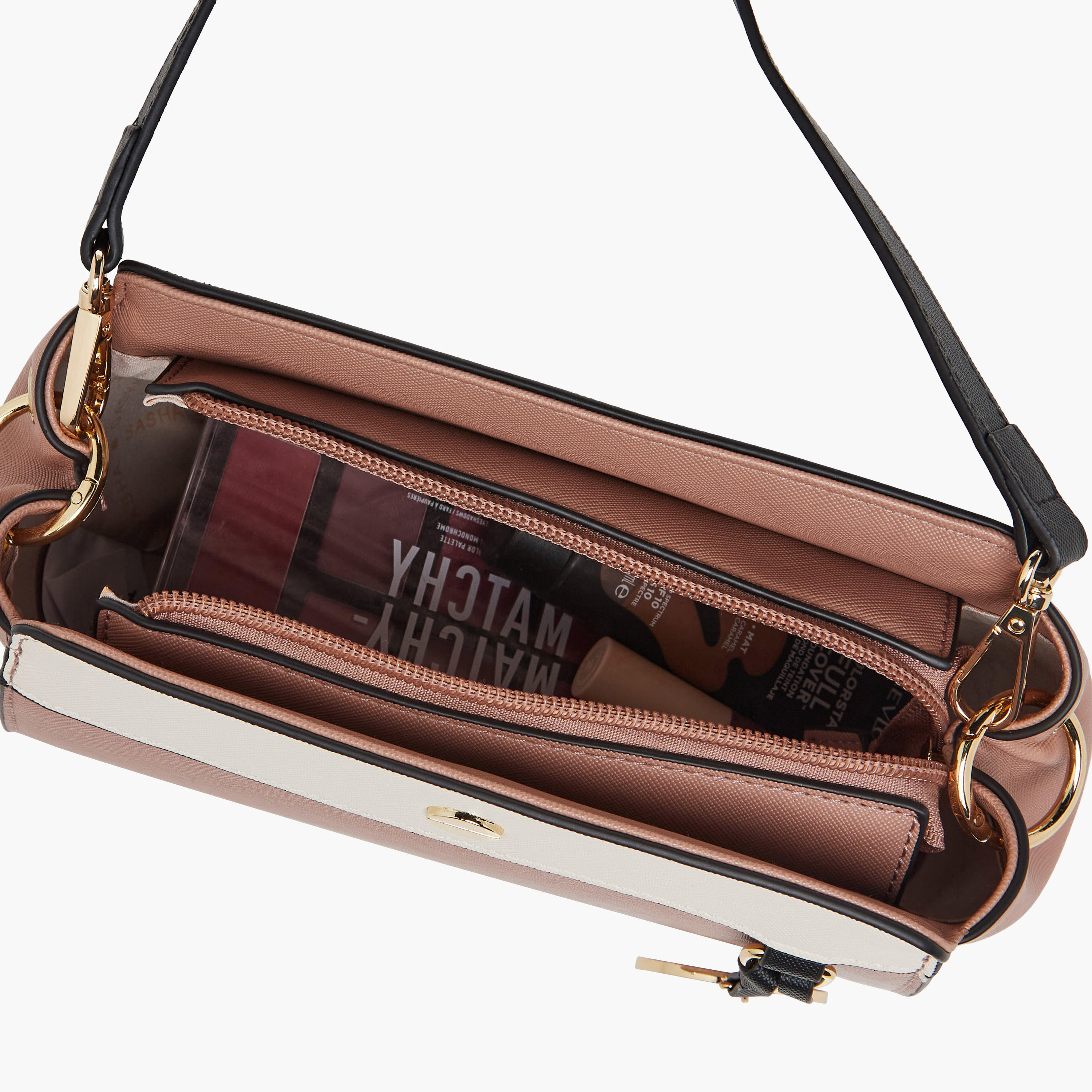 Sasha Kodes Textured Crossbody Bag with Detachable Strap-women-bagsandwallets-handbags-image-9