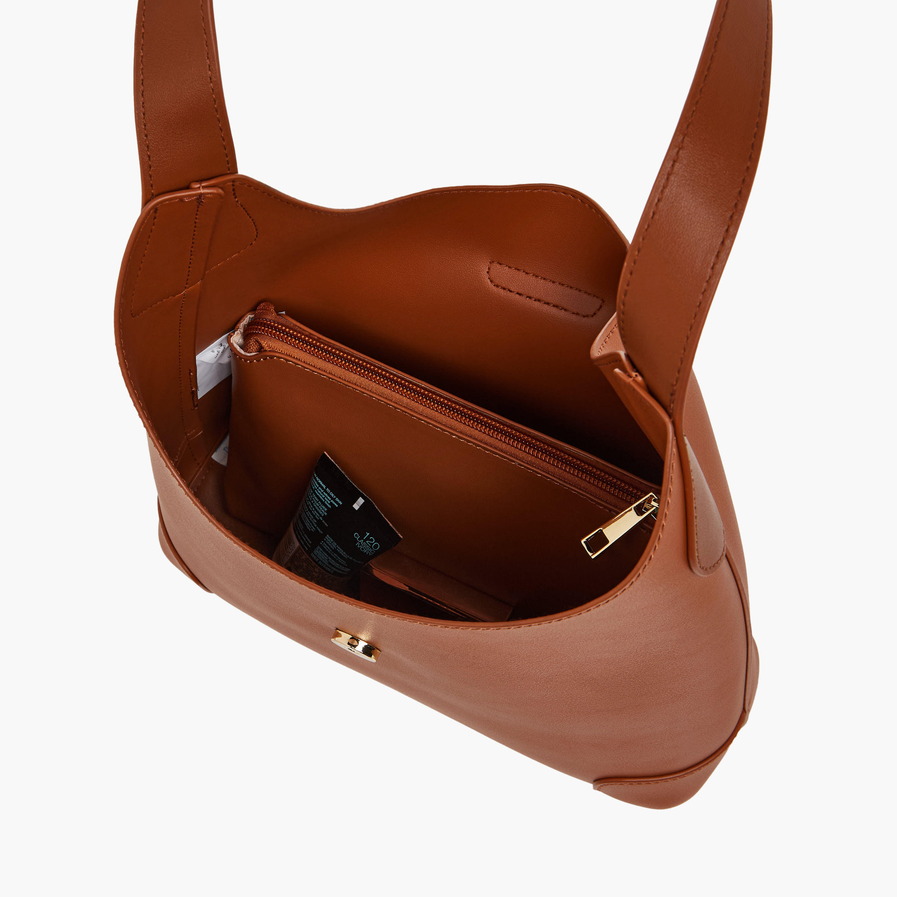 Sasha Monotone Hobo Bag with Handle and Pouch-women-bagsandwallets-handbags-image-9