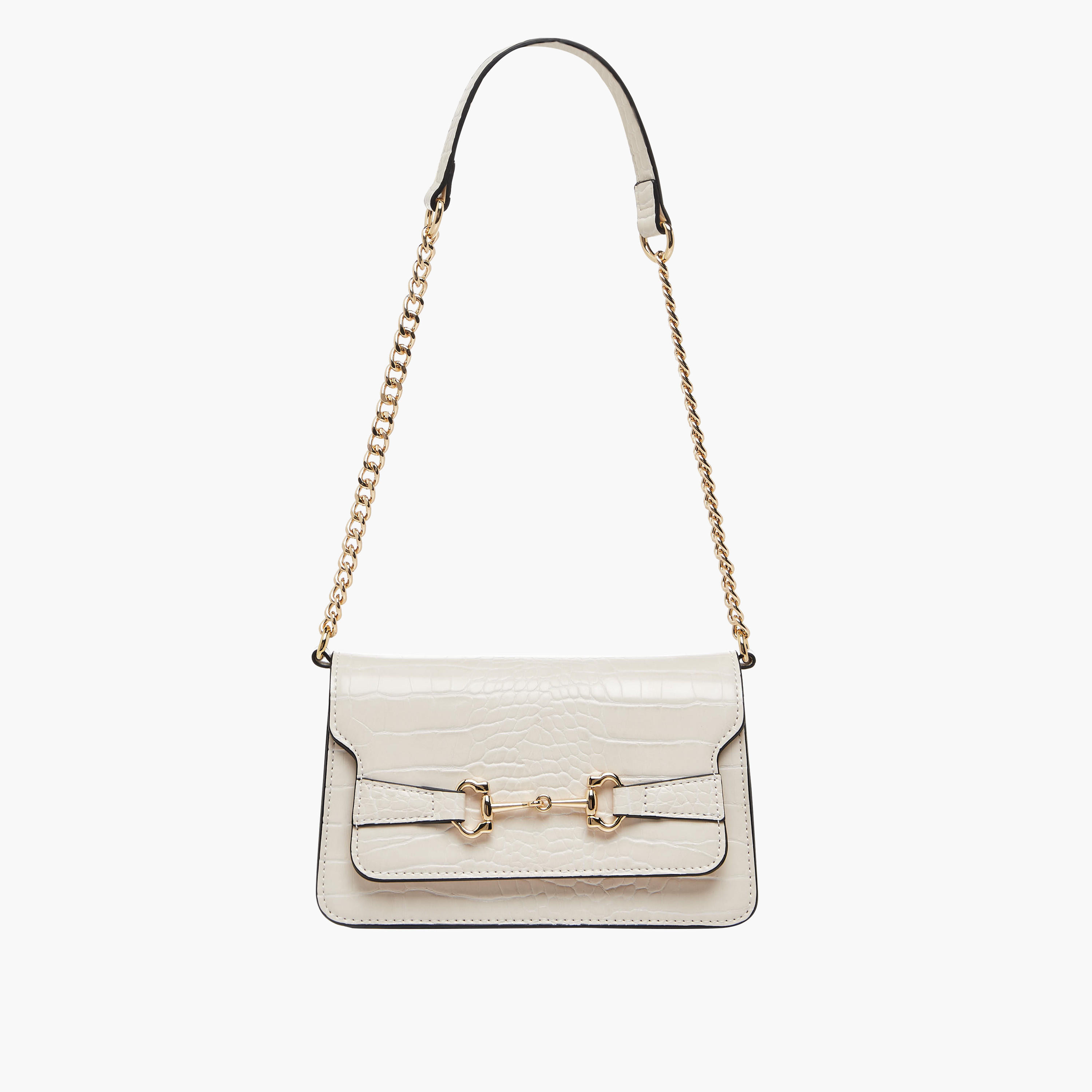 شنطة كروس بودي بملمس جلد حيوانات وحزام سلسلة من ساشا-women-bagsandwallets-handbags-image-1