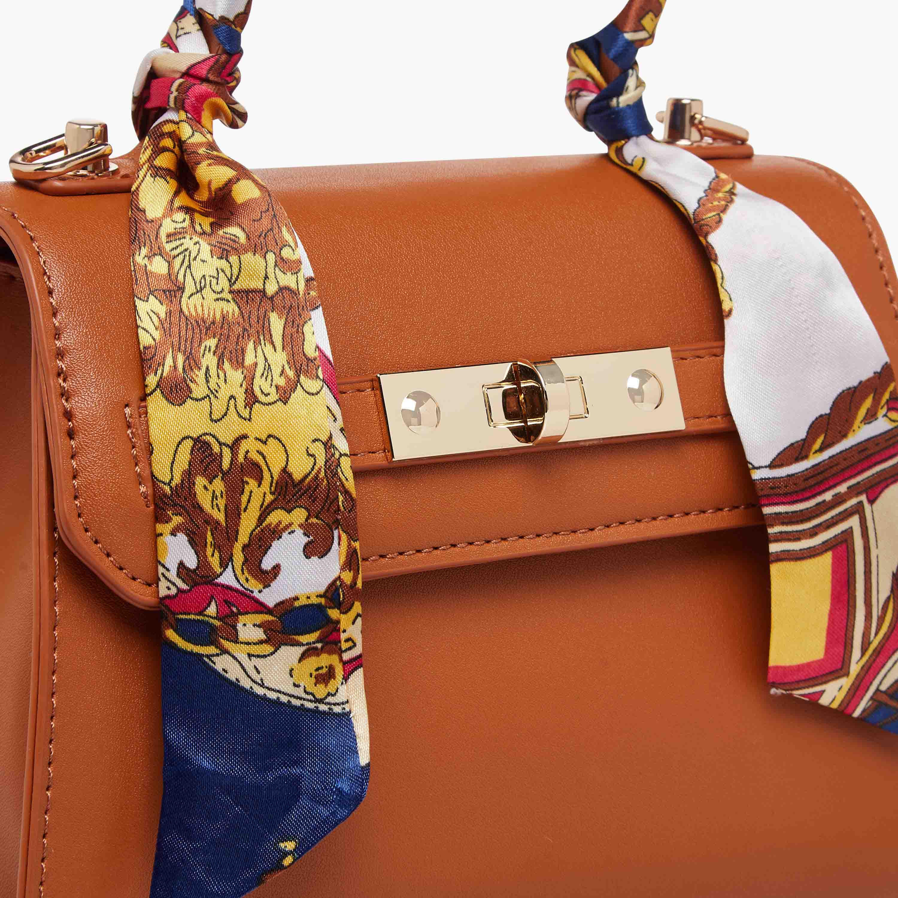 Sasha Scarf Detail Crossbody Bag with Handle-women-bagsandwallets-handbags-image-5