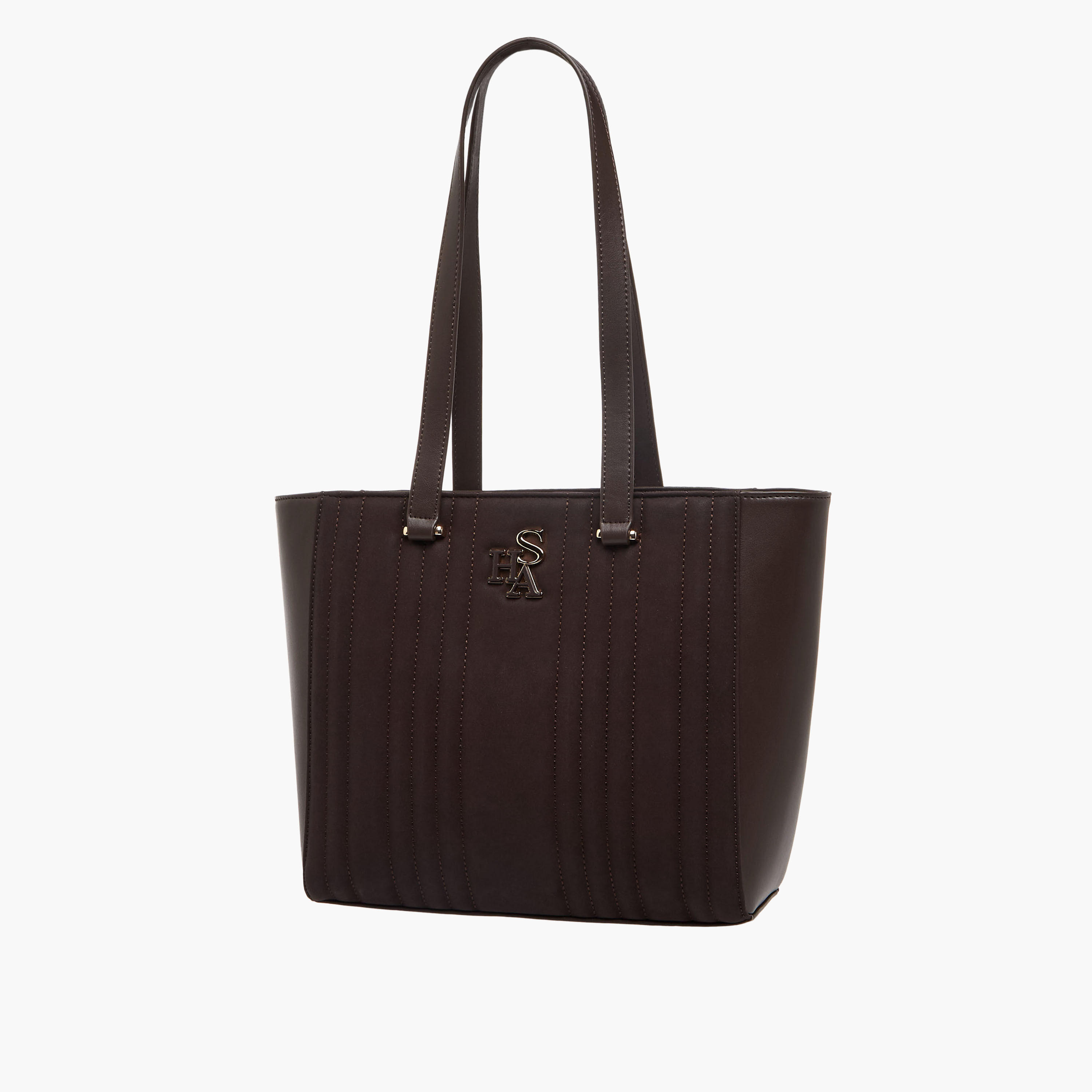 شنطة توتي بارزة الملمس بمقابض مزدوجة كودس من ساشا-women-bagsandwallets-handbags-image-3