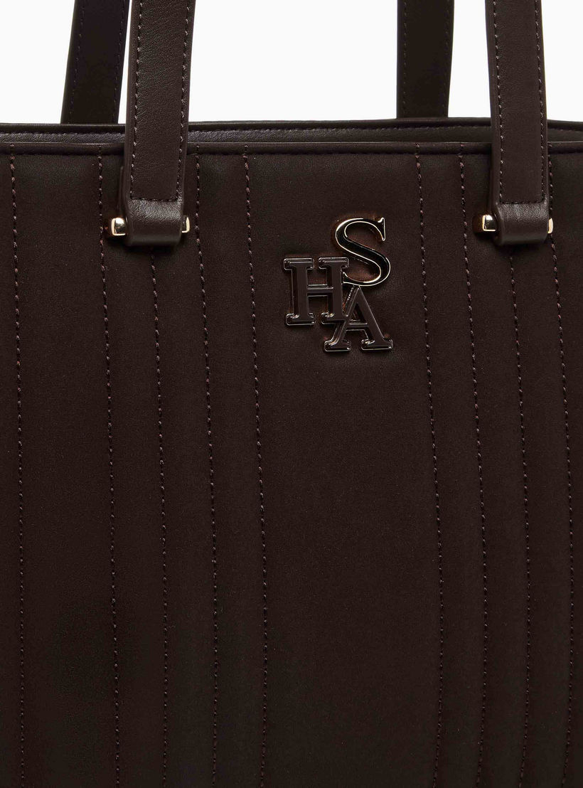 شنطة توتي بارزة الملمس بمقابض مزدوجة كودس من ساشا-women-bagsandwallets-handbags-image-5