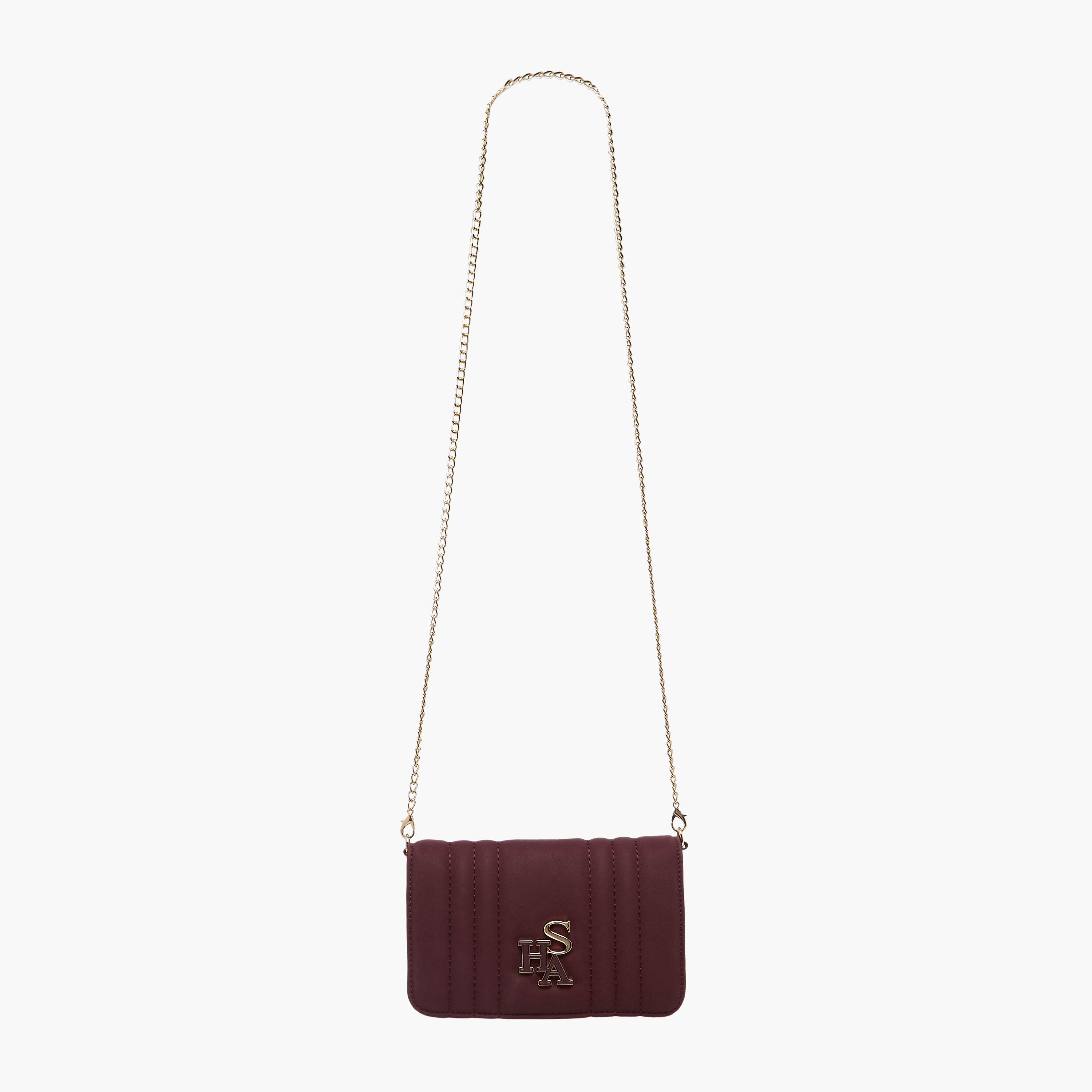 Sasha Kodes Textured Crossbody Bag with Detachable Strap-women-bagsandwallets-handbags-image-3