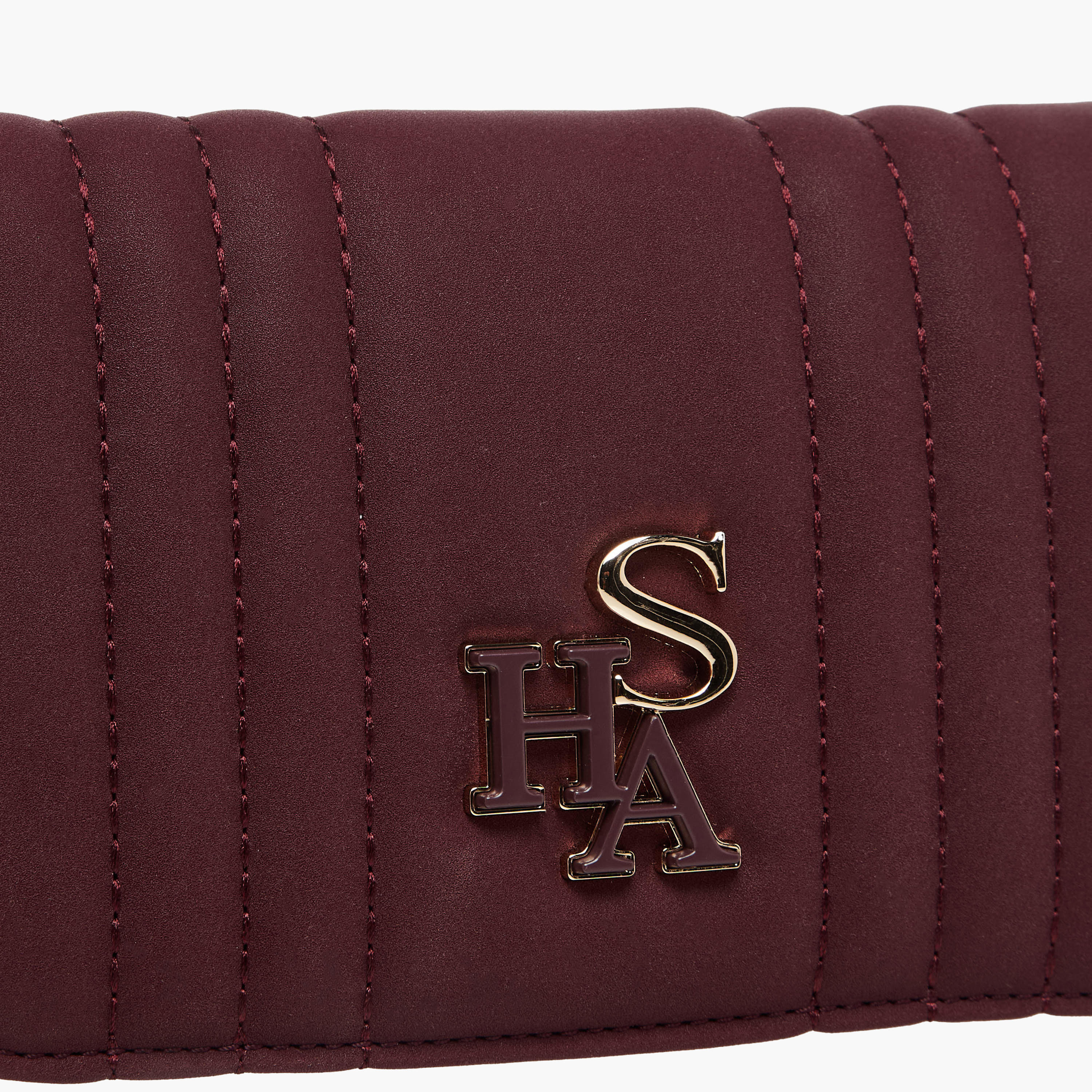Sasha Kodes Textured Crossbody Bag with Detachable Strap-women-bagsandwallets-handbags-image-5