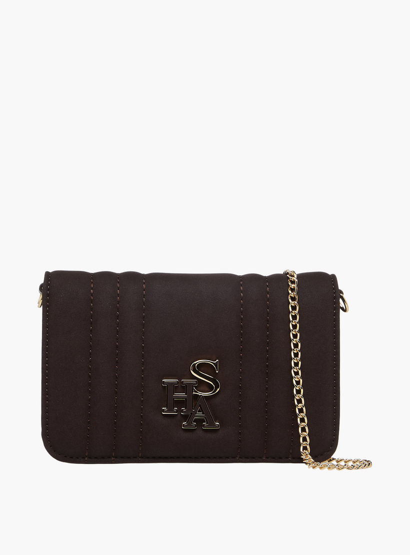 Sasha Textured Crossbody Bag with Detachable Chain Strap-women-bagsandwallets-handbags-image-1