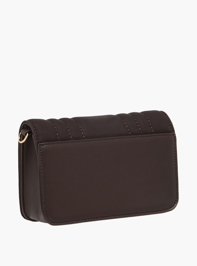Sasha Textured Crossbody Bag with Detachable Chain Strap-women-bagsandwallets-handbags-image-4