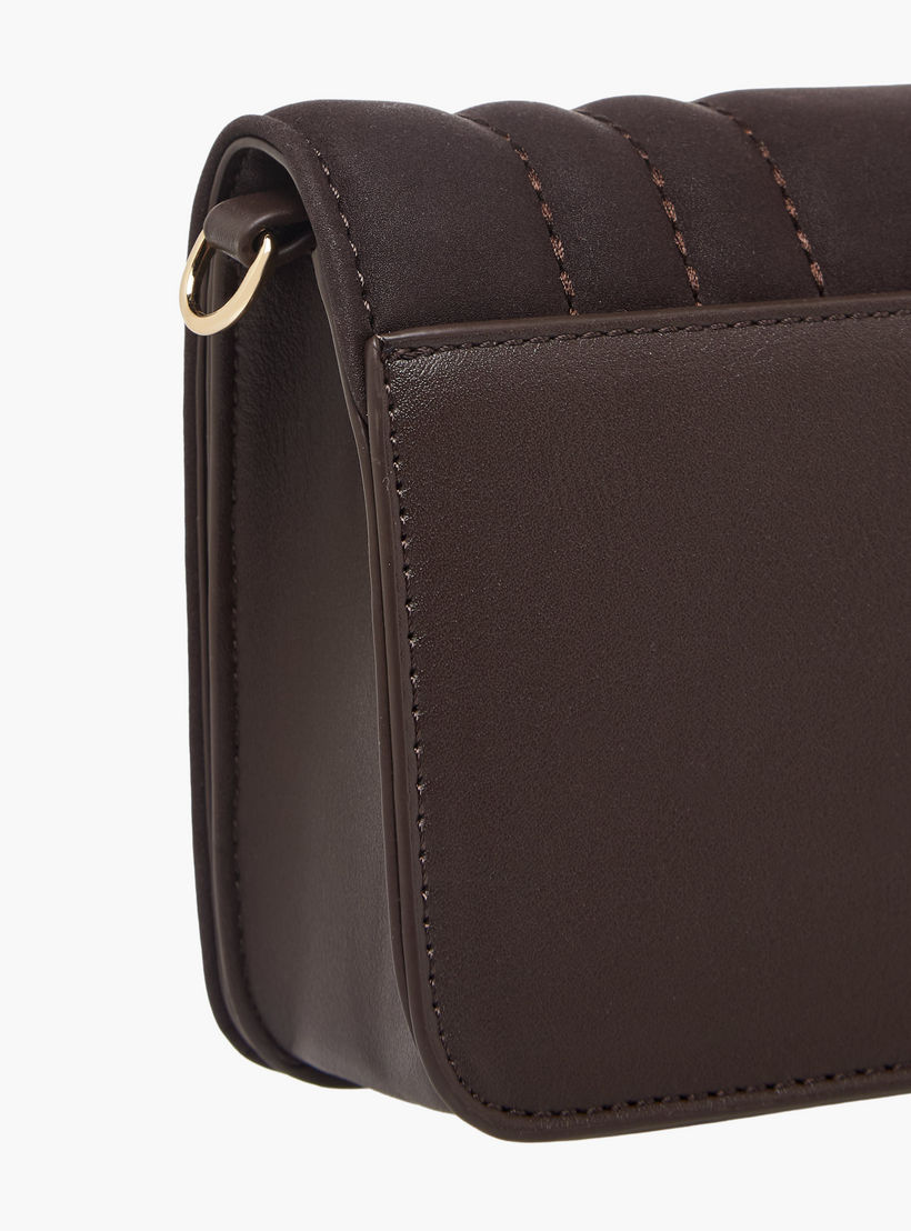 Sasha Textured Crossbody Bag with Detachable Chain Strap-women-bagsandwallets-handbags-image-6