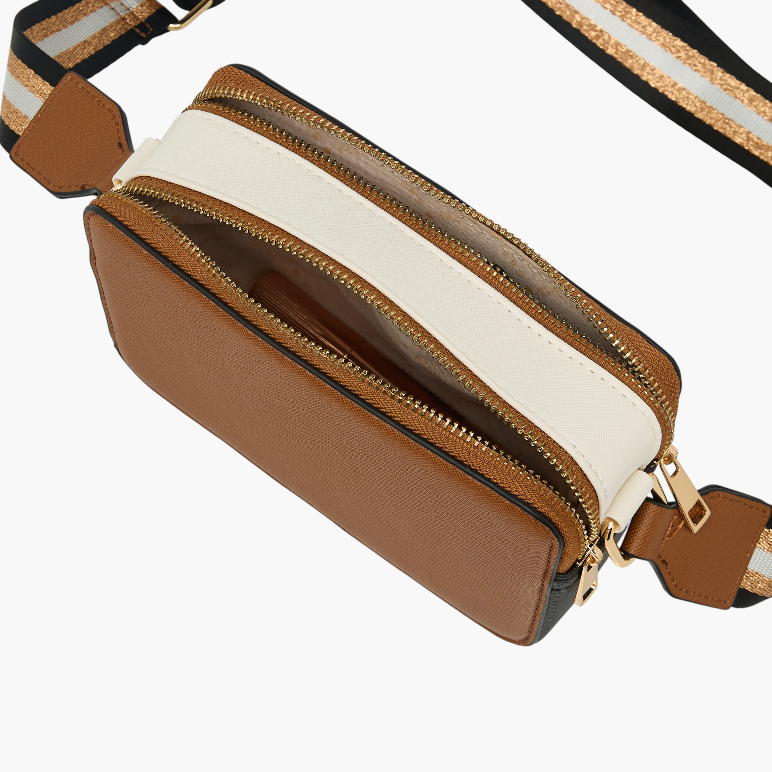 Sasha Kodes Textured Crossbody Bag with Adjustable Strap-women-bagsandwallets-handbags-image-7