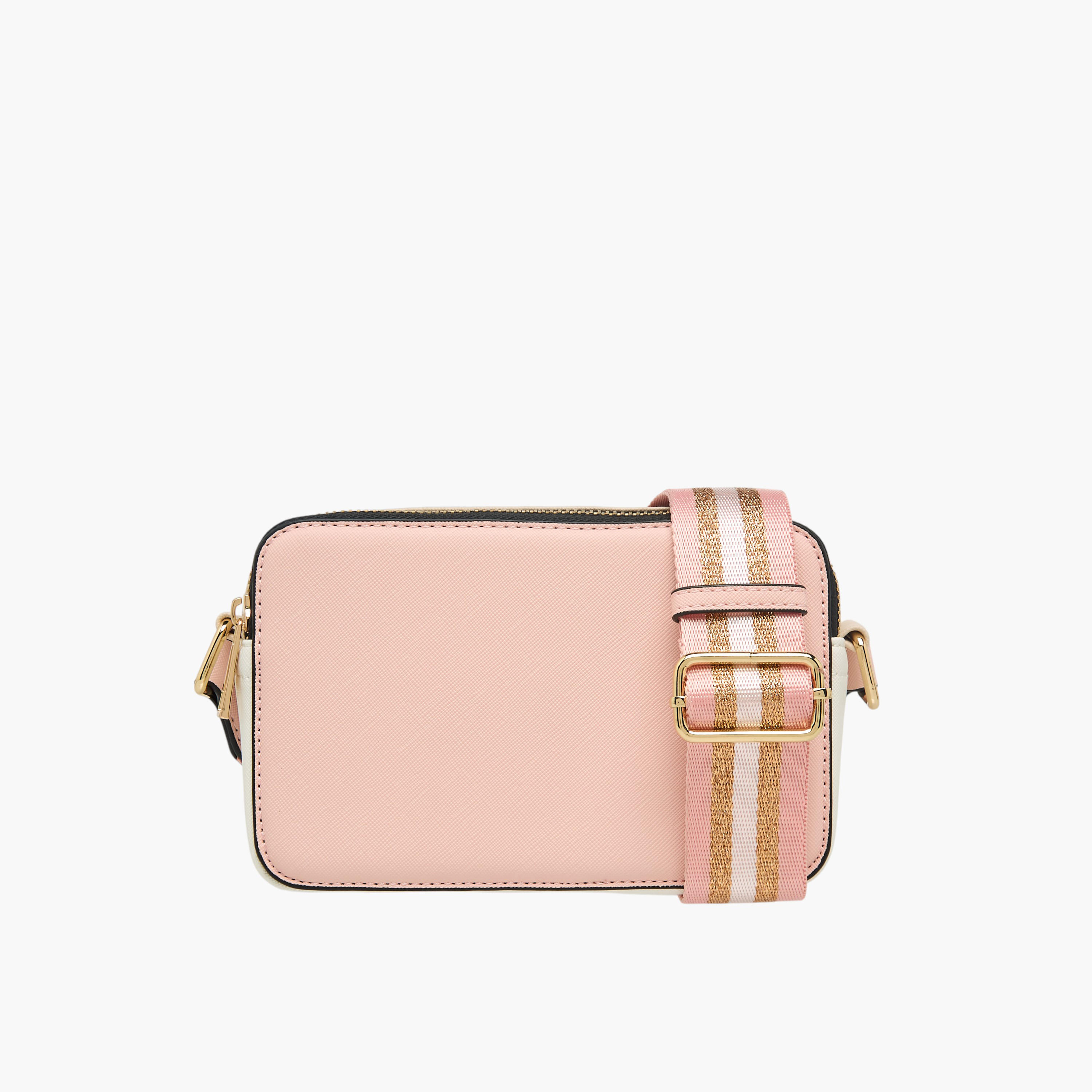 Sasha Kodes Colourblock Crossbody Bag with Adjustable Strap-women-bagsandwallets-handbags-image-1