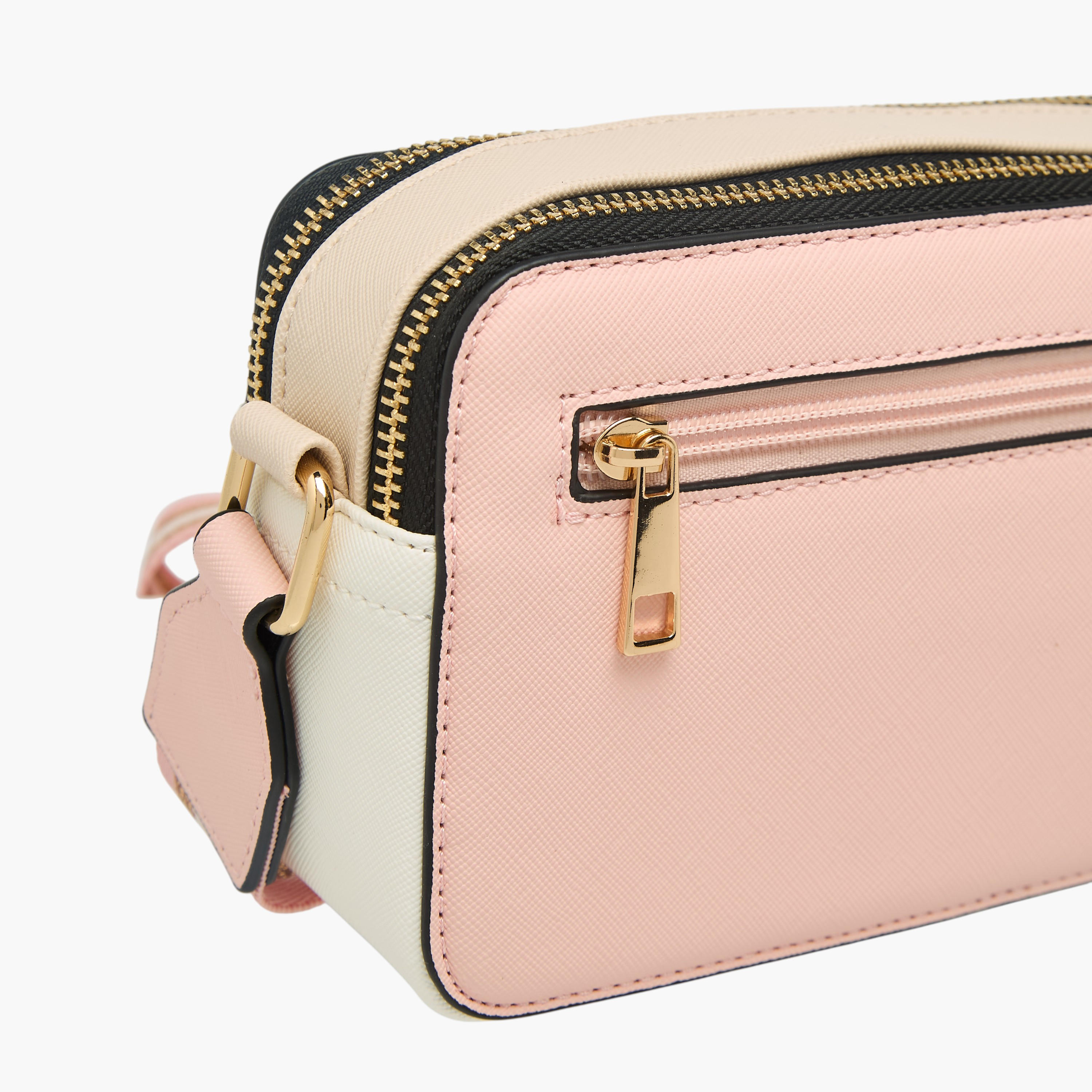 Sasha Kodes Colourblock Crossbody Bag with Adjustable Strap-women-bagsandwallets-handbags-image-5