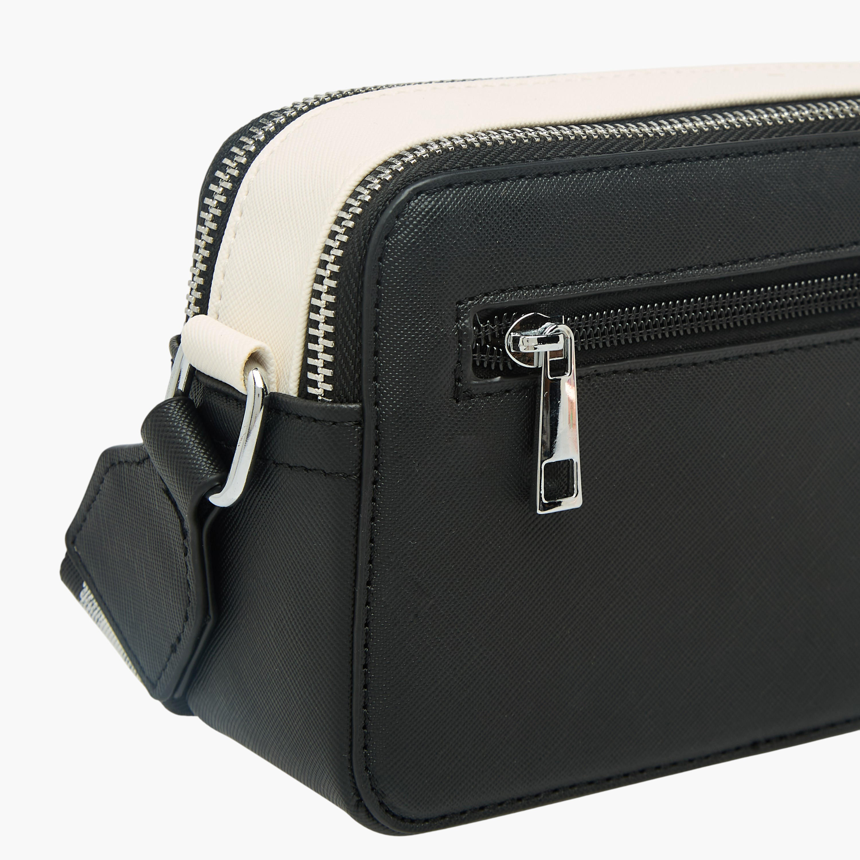 Sasha Kodes Solid Crossbody Bag with Adjustable Strap-women-bagsandwallets-handbags-image-5
