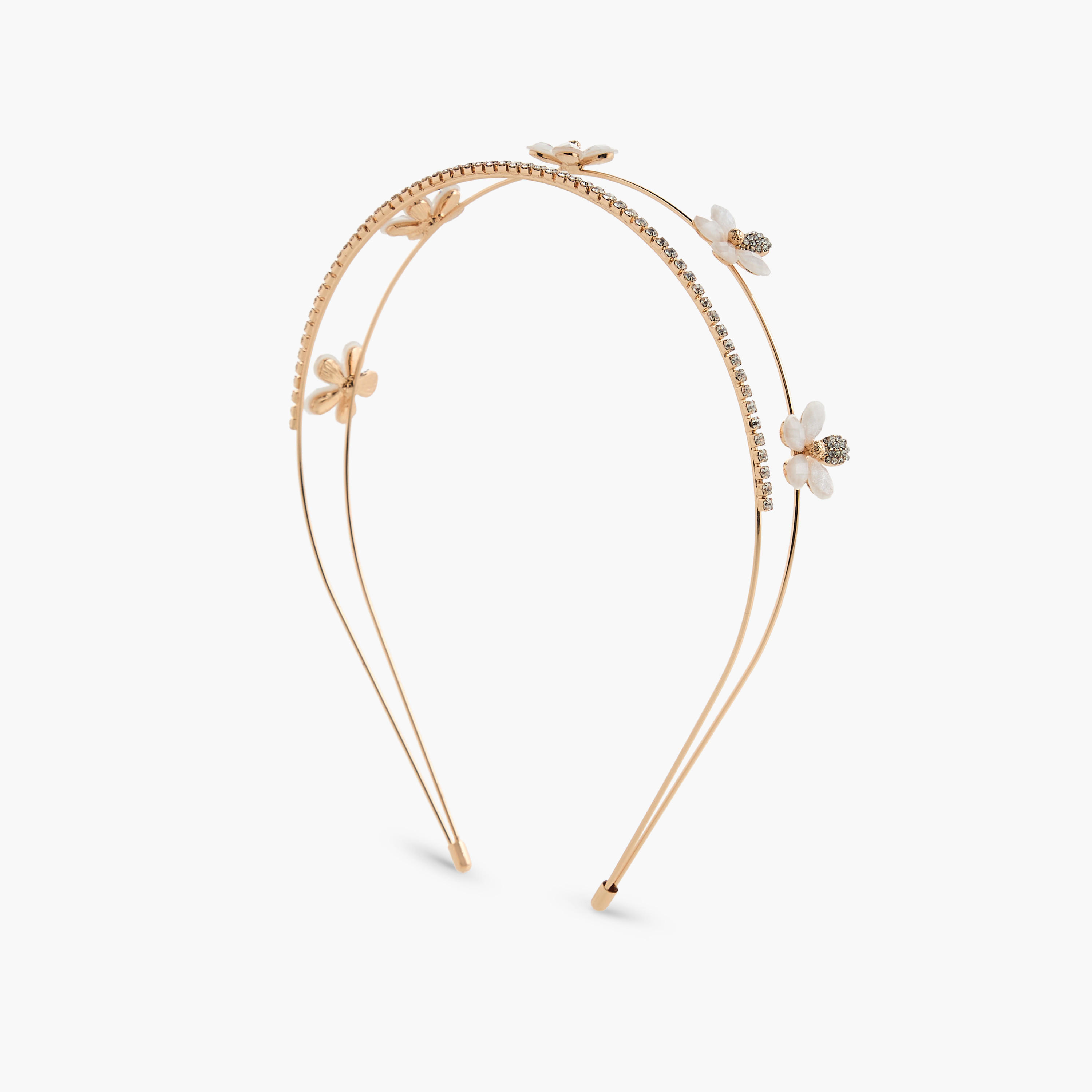Floral Embellished Headband-women-hairaccessories-bands-image-1