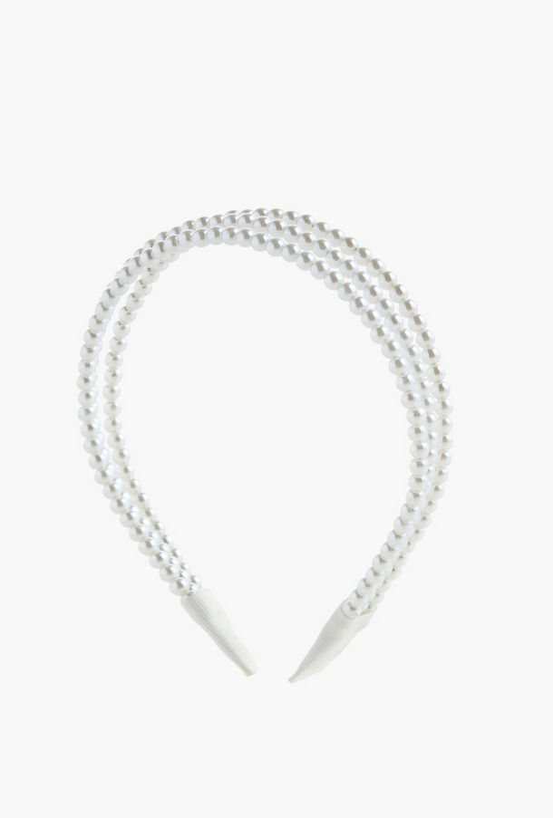 Pearl Embellished Headband-women-image-1