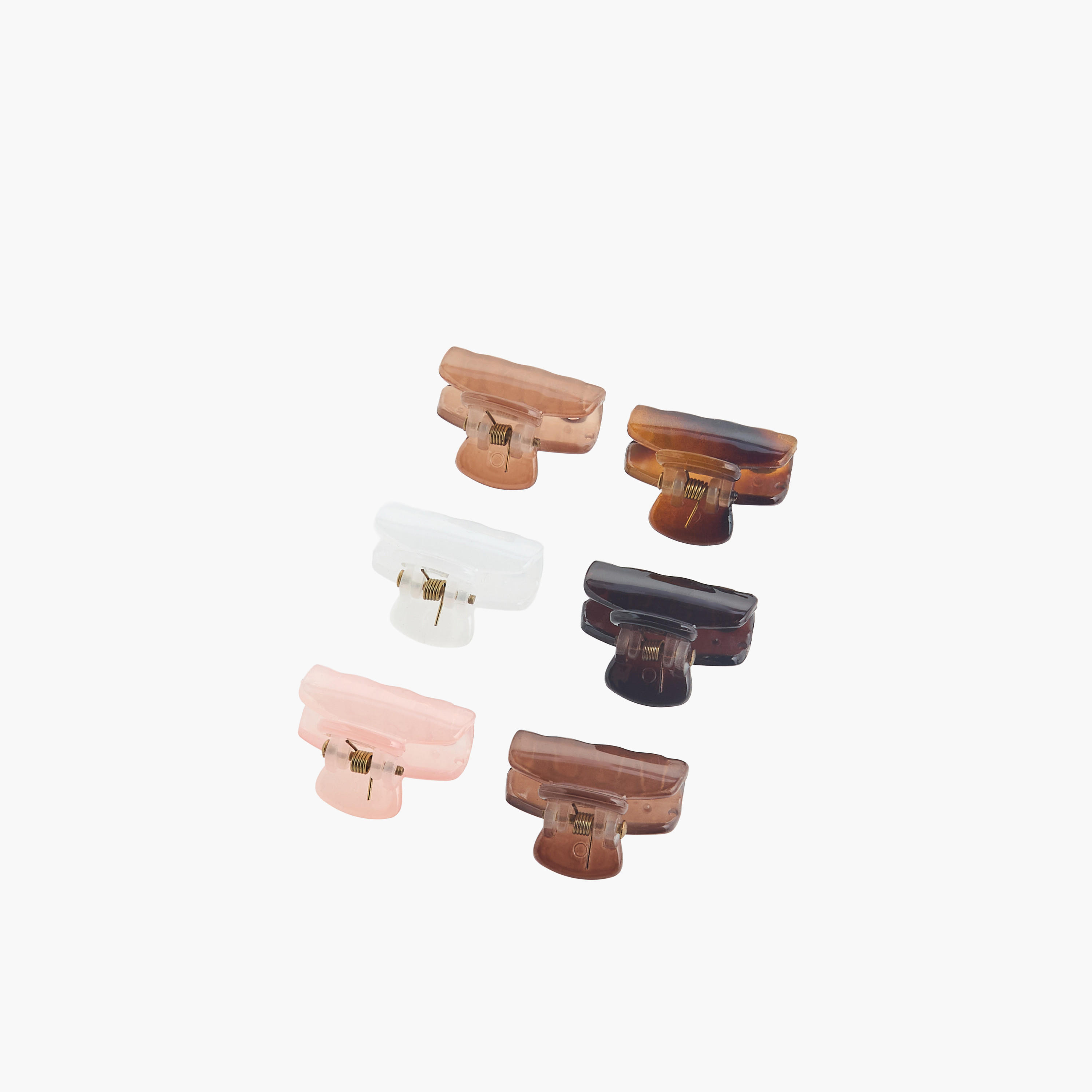 مشابك شعر بطبعات رخام - عبوة 6 قطع-women-hairaccessories-clamps-image-5
