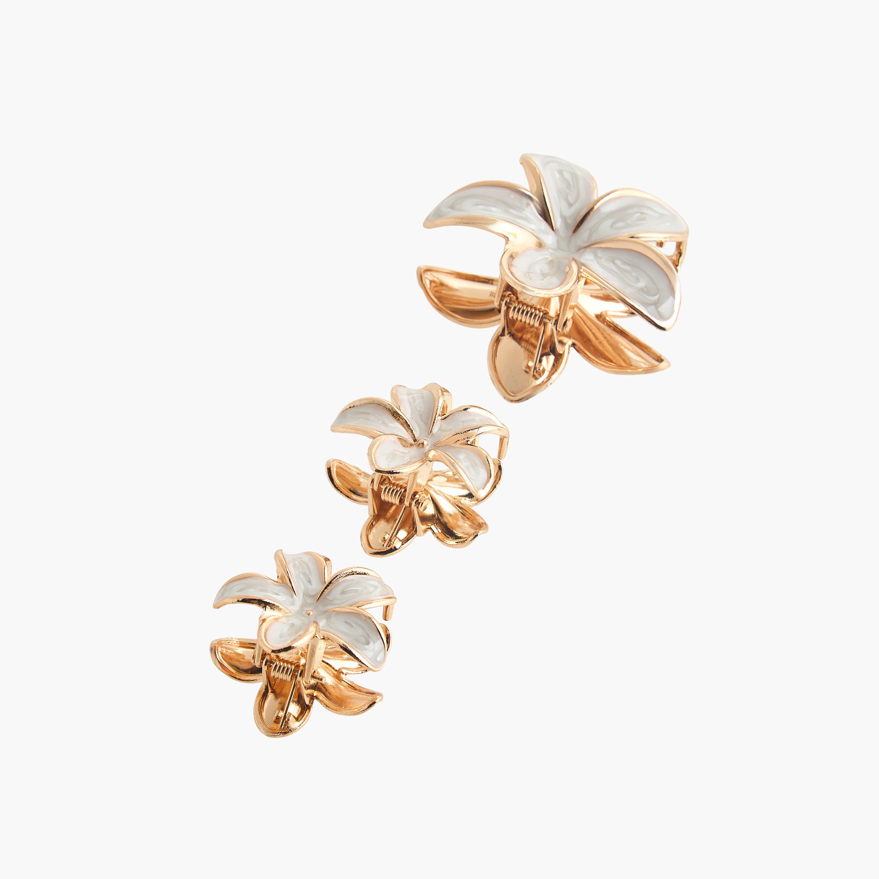 مشابك شعر بتصميم أزهار - عبوة 3 قطع-women-hairaccessories-clamps-image-5