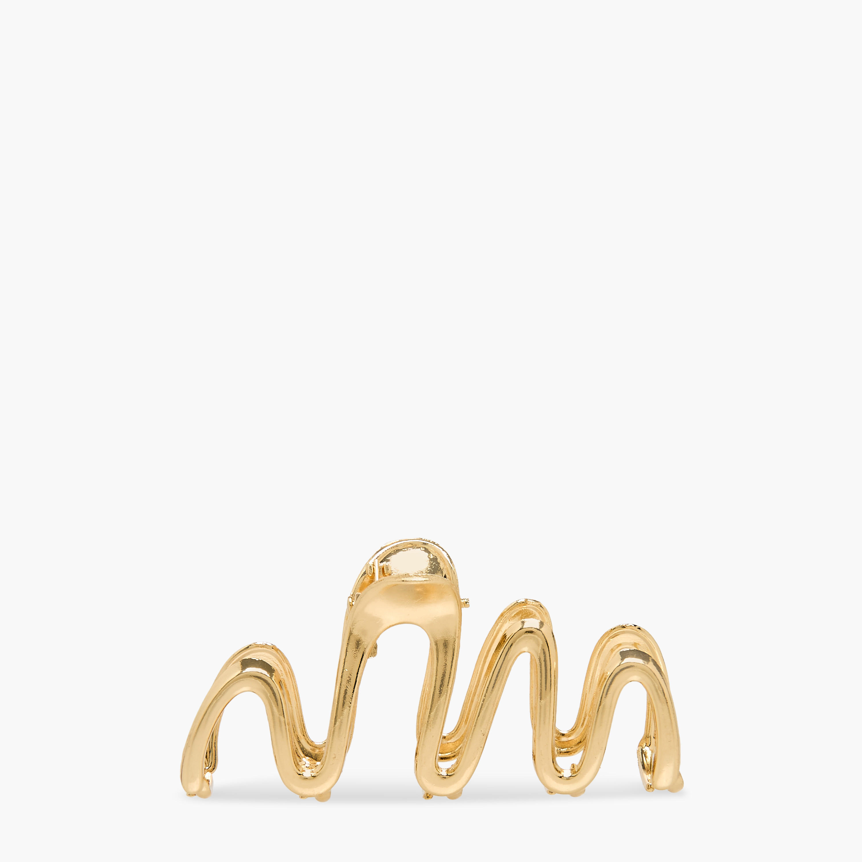 Pack of 2 Wavy Hair Clamp with Metallic Finish-women-hairaccessories-clamps-image-3
