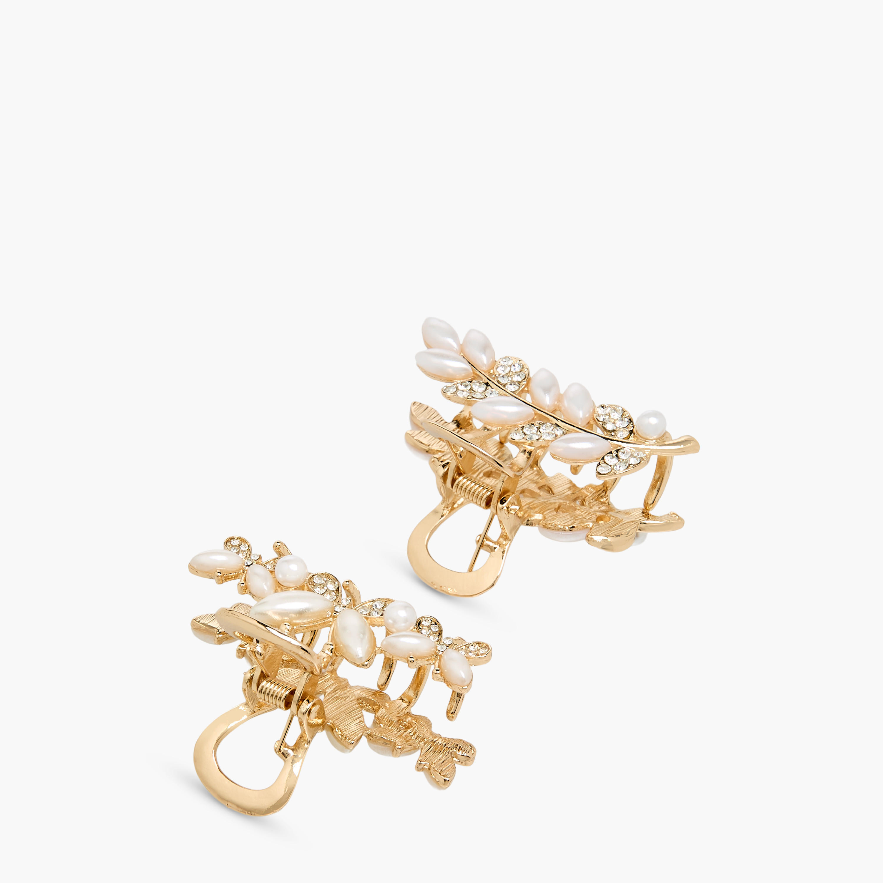 Pack of 2 Assorted Hair Clamps with Embellishment-women-hairaccessories-clamps-image-4