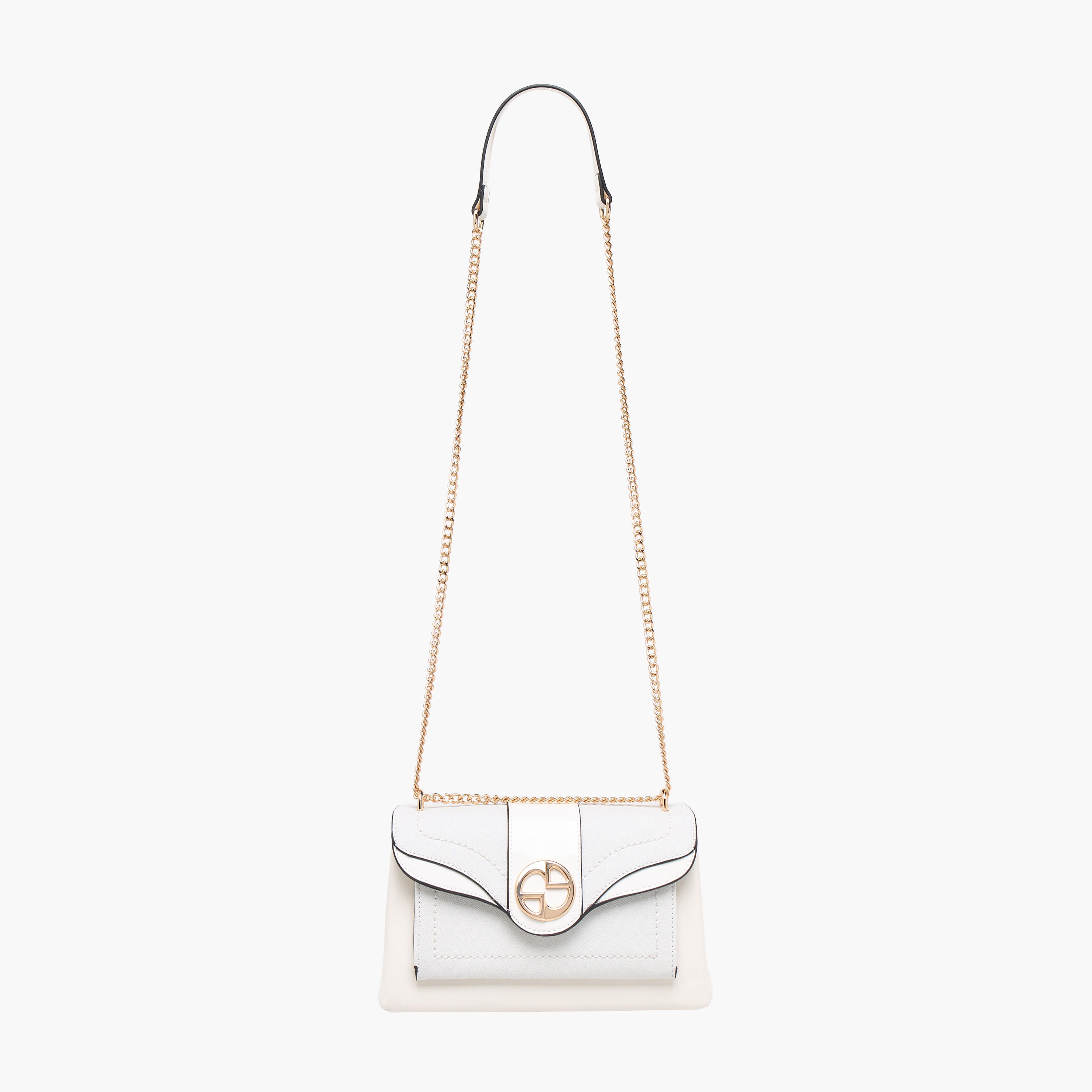Sasha Tia Panelled Crossbody Bag with Chain Strap-women-bagsandwallets-handbags-image-2