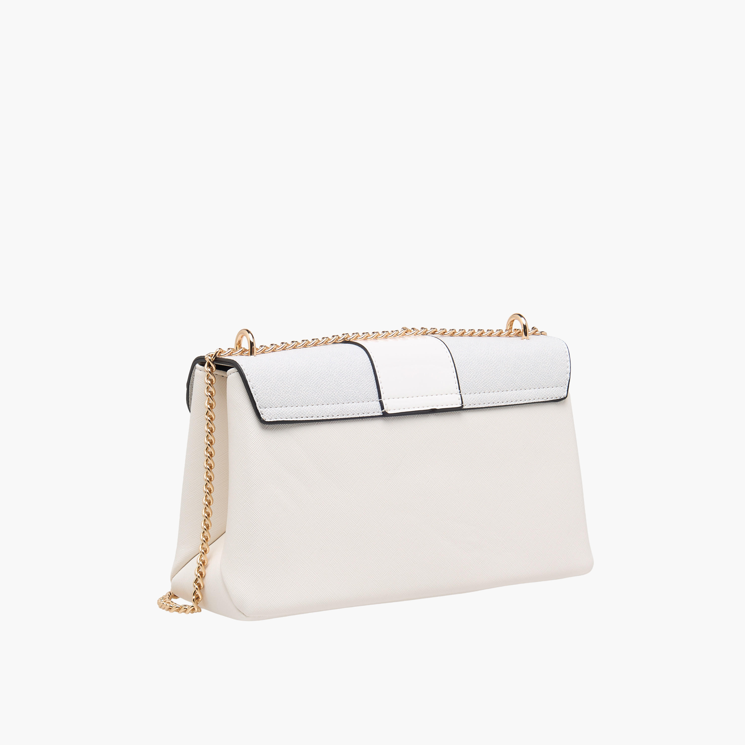 Sasha Tia Panelled Crossbody Bag with Chain Strap-women-bagsandwallets-handbags-image-3