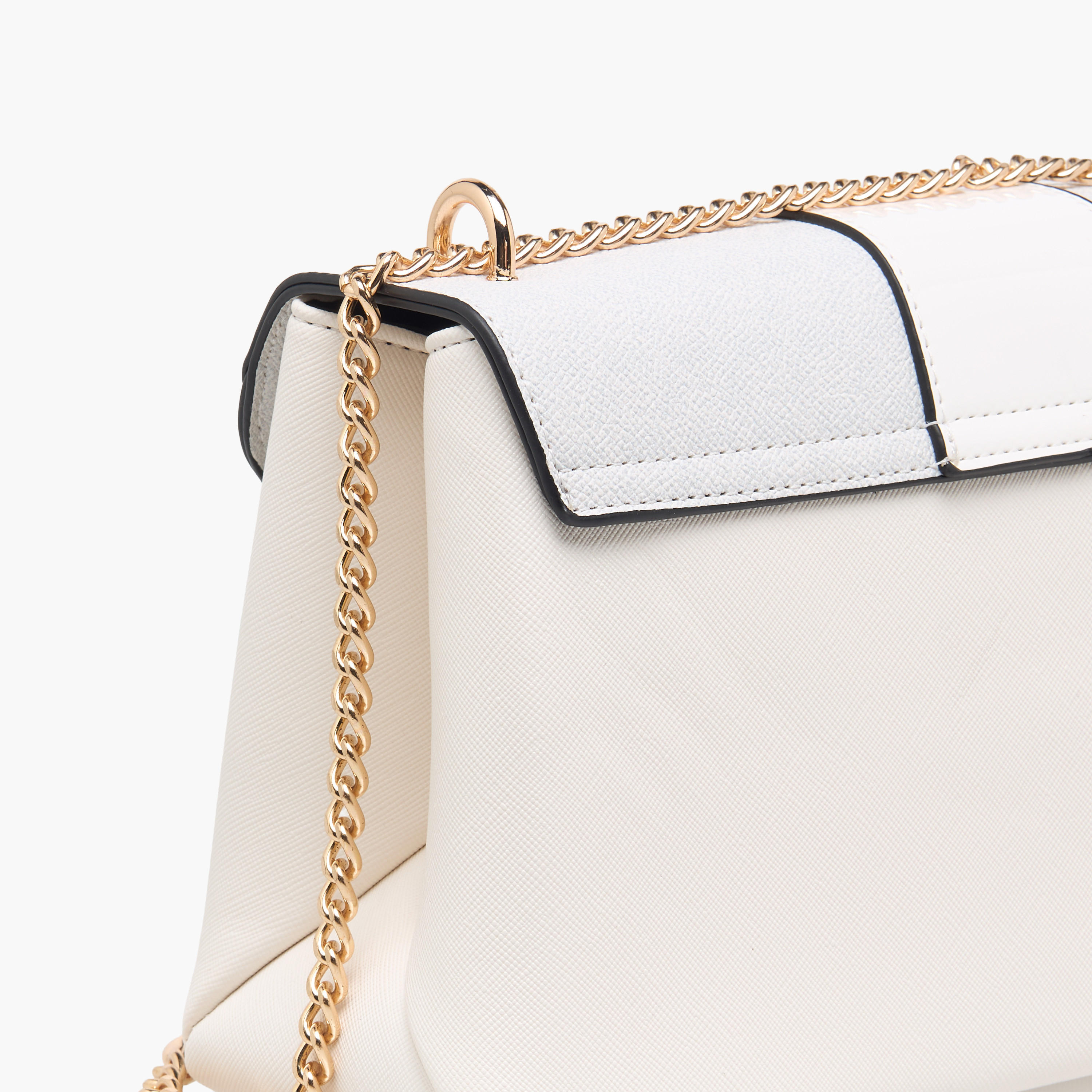 Sasha Tia Panelled Crossbody Bag with Chain Strap-women-bagsandwallets-handbags-image-5