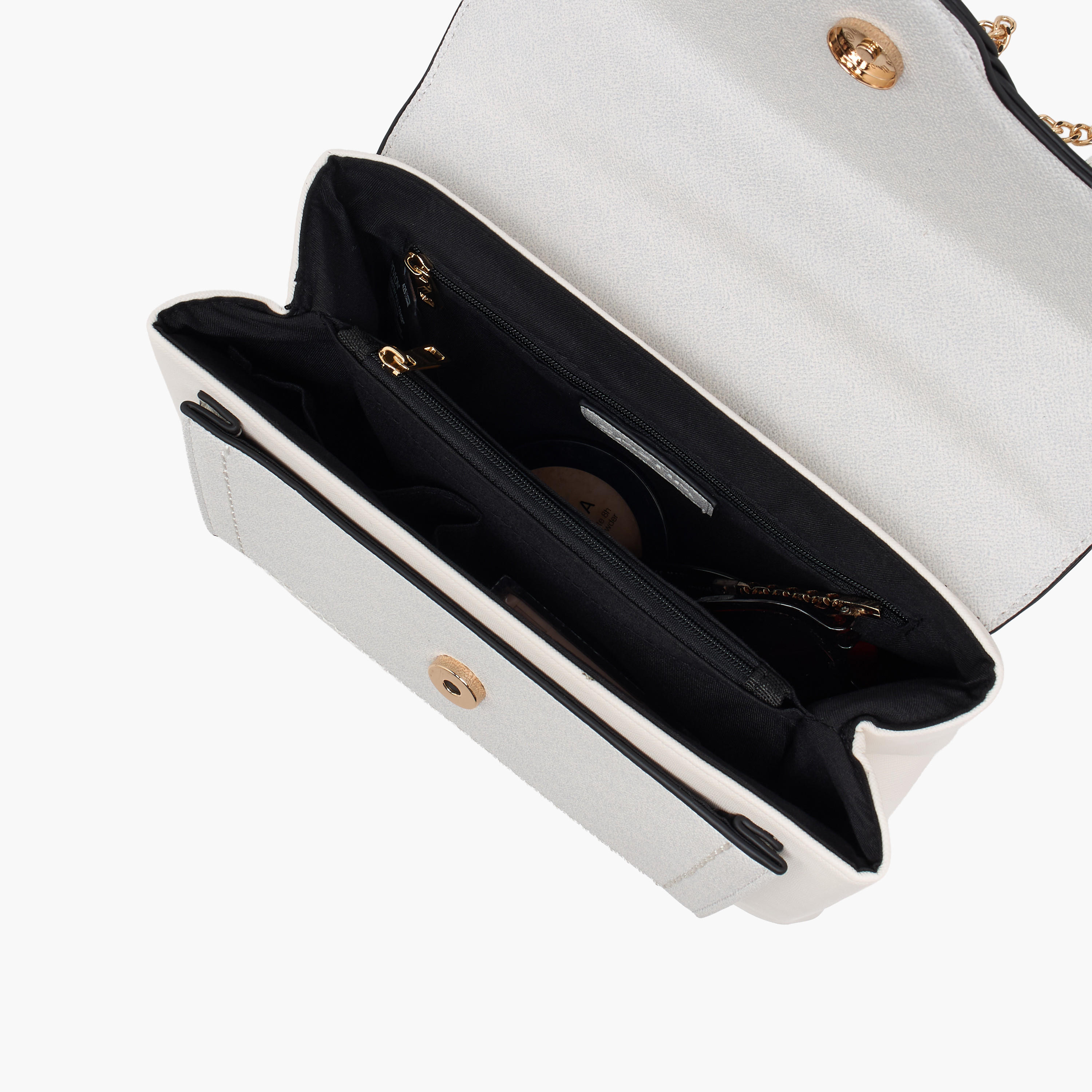 Sasha Tia Panelled Crossbody Bag with Chain Strap-women-bagsandwallets-handbags-image-7