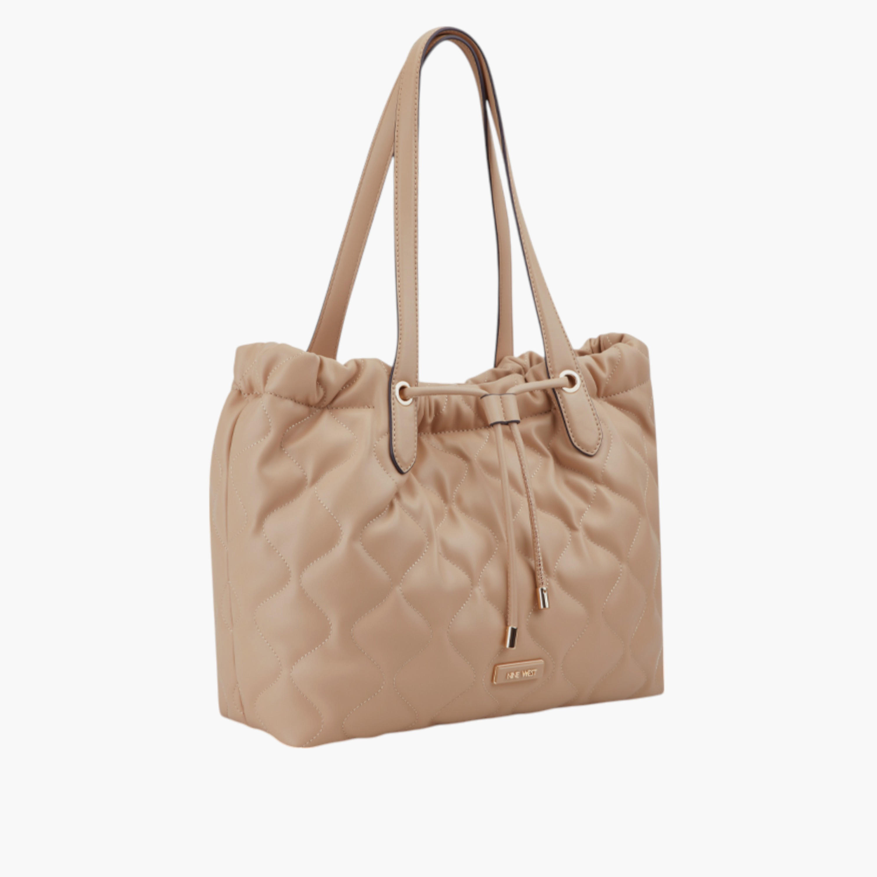 Nine West Quilted Tote Bag with Drawstring Closure-women-bagsandwallets-handbags-image-3