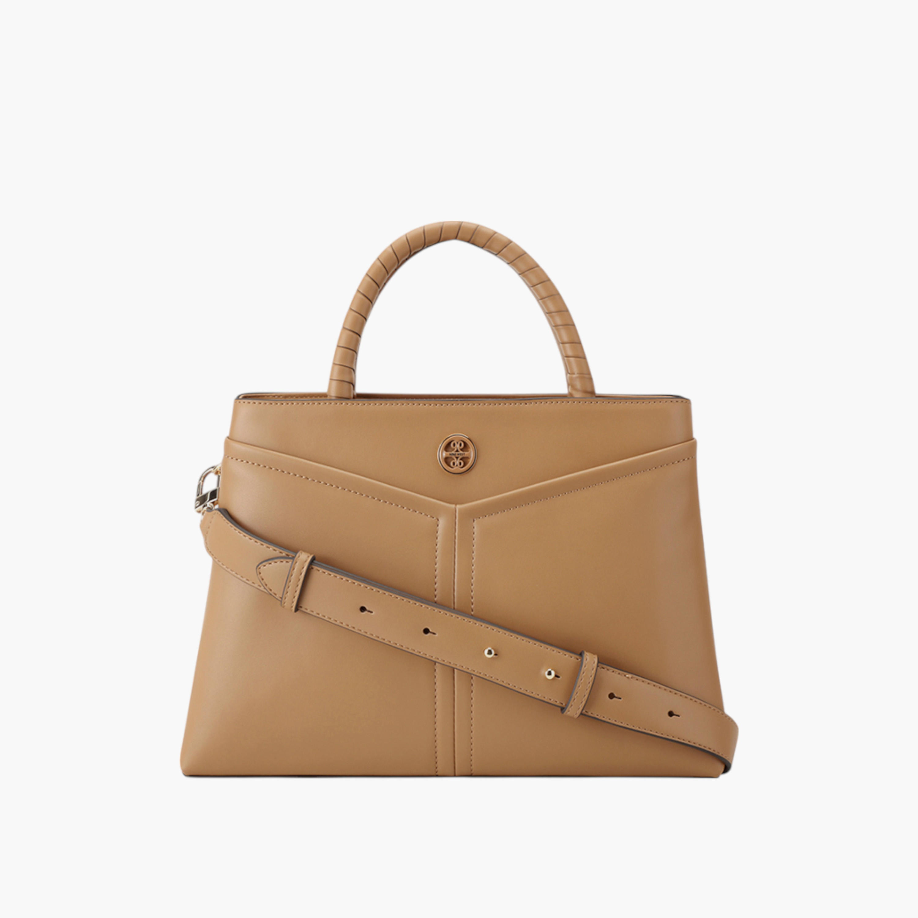 Nine West Textured Tote Bag with Double Braided Handle and Zip Closure-women-bagsandwallets-handbags-image-1