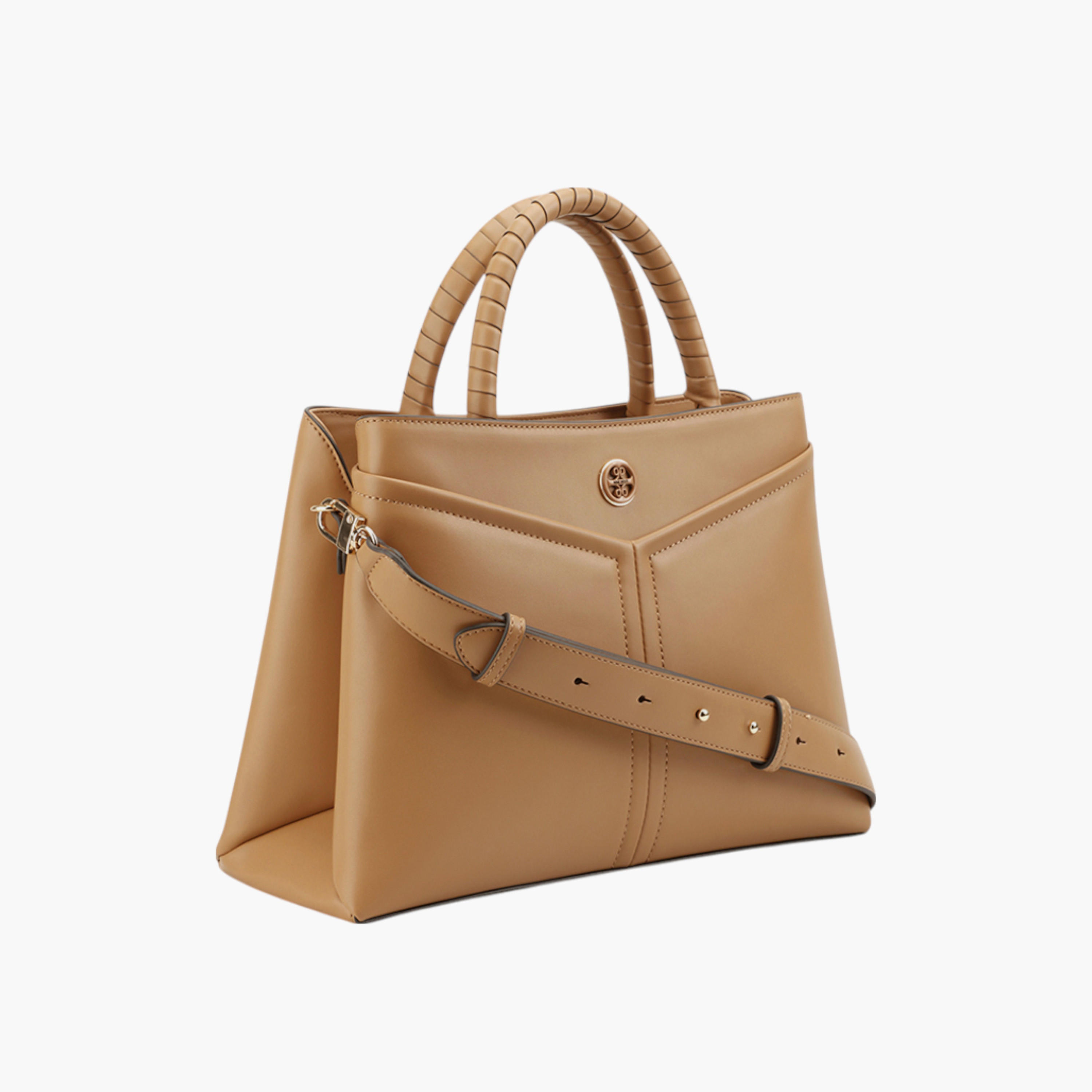 Nine West Textured Tote Bag with Double Braided Handle and Zip Closure-women-bagsandwallets-handbags-image-2