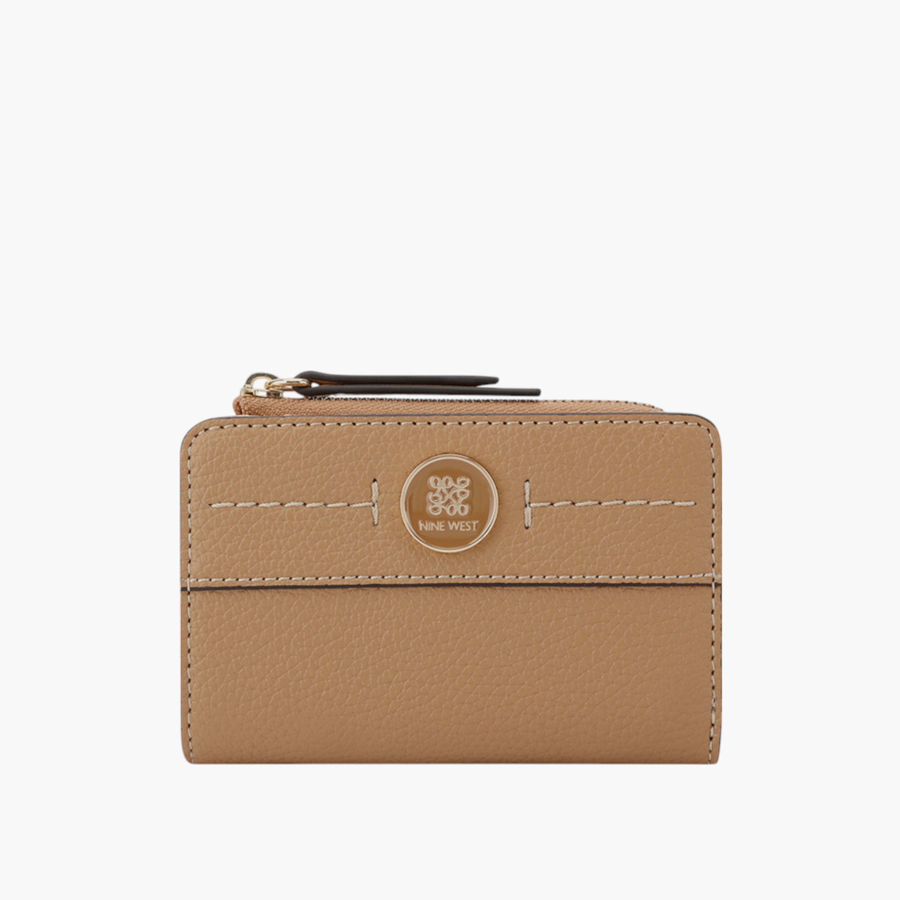 Nine West Solid Wallet with Zip Closure-women-bagsandwallets-wallets-image-1