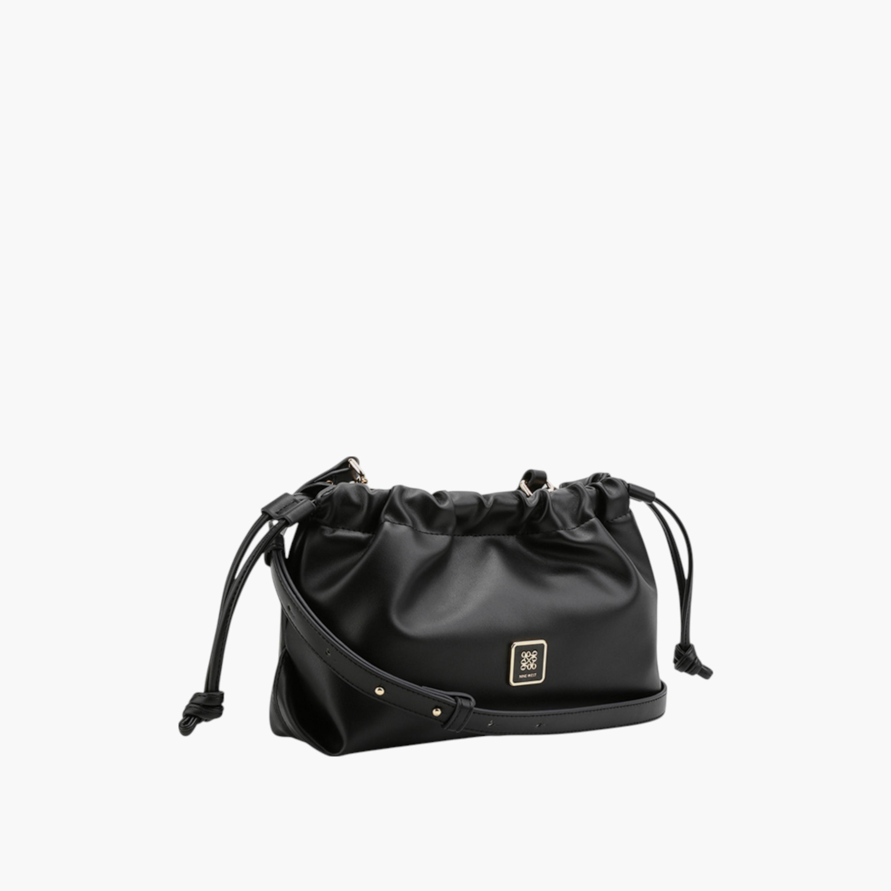 Nine West Solid Crossbody Bag with Adjustable Strap and Drawstring Closure-women-bagsandwallets-handbags-image-2