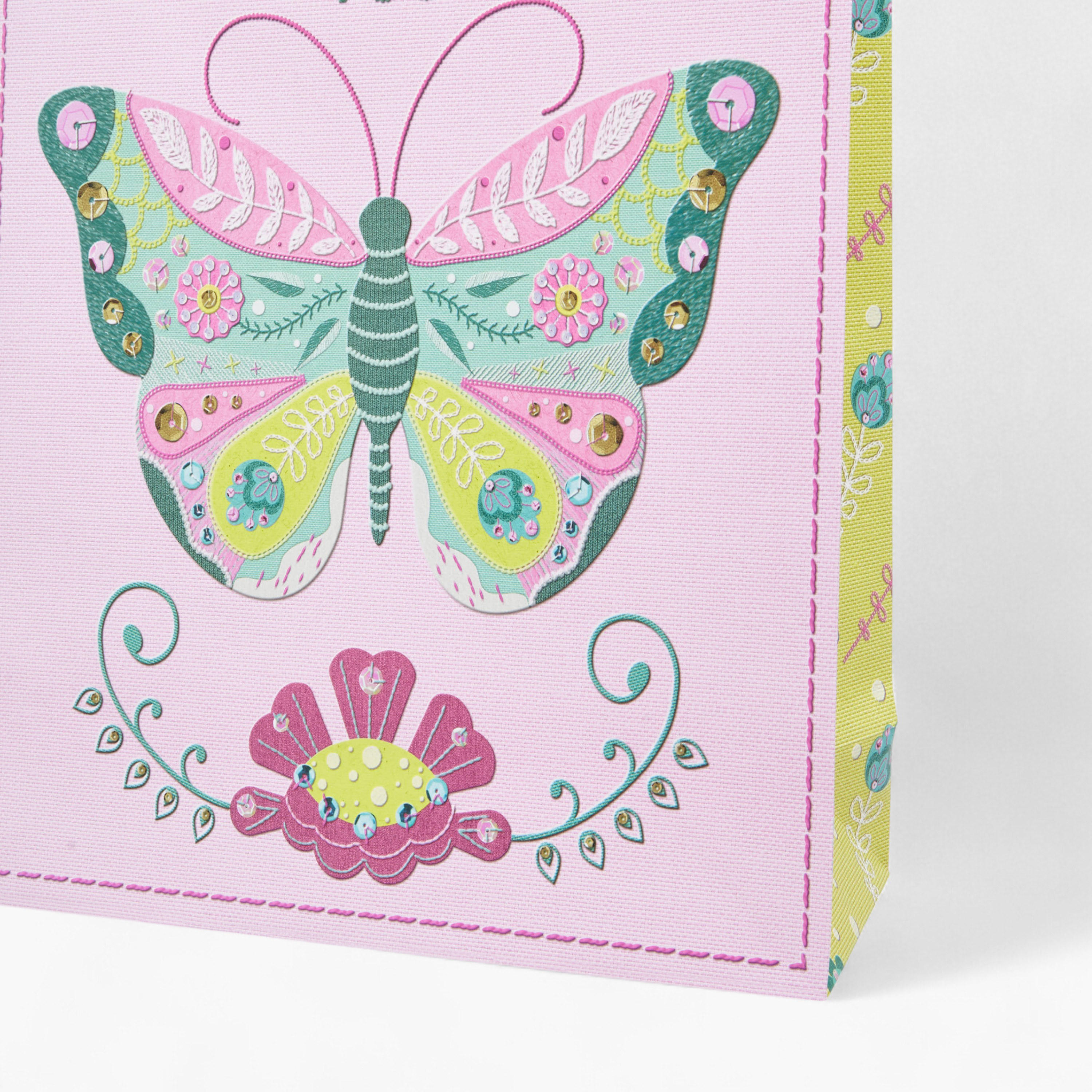 Just For You Print Paper Gift Bag with Handle - 26x12x32 cms-household-giftingaccessories-giftings-image-4